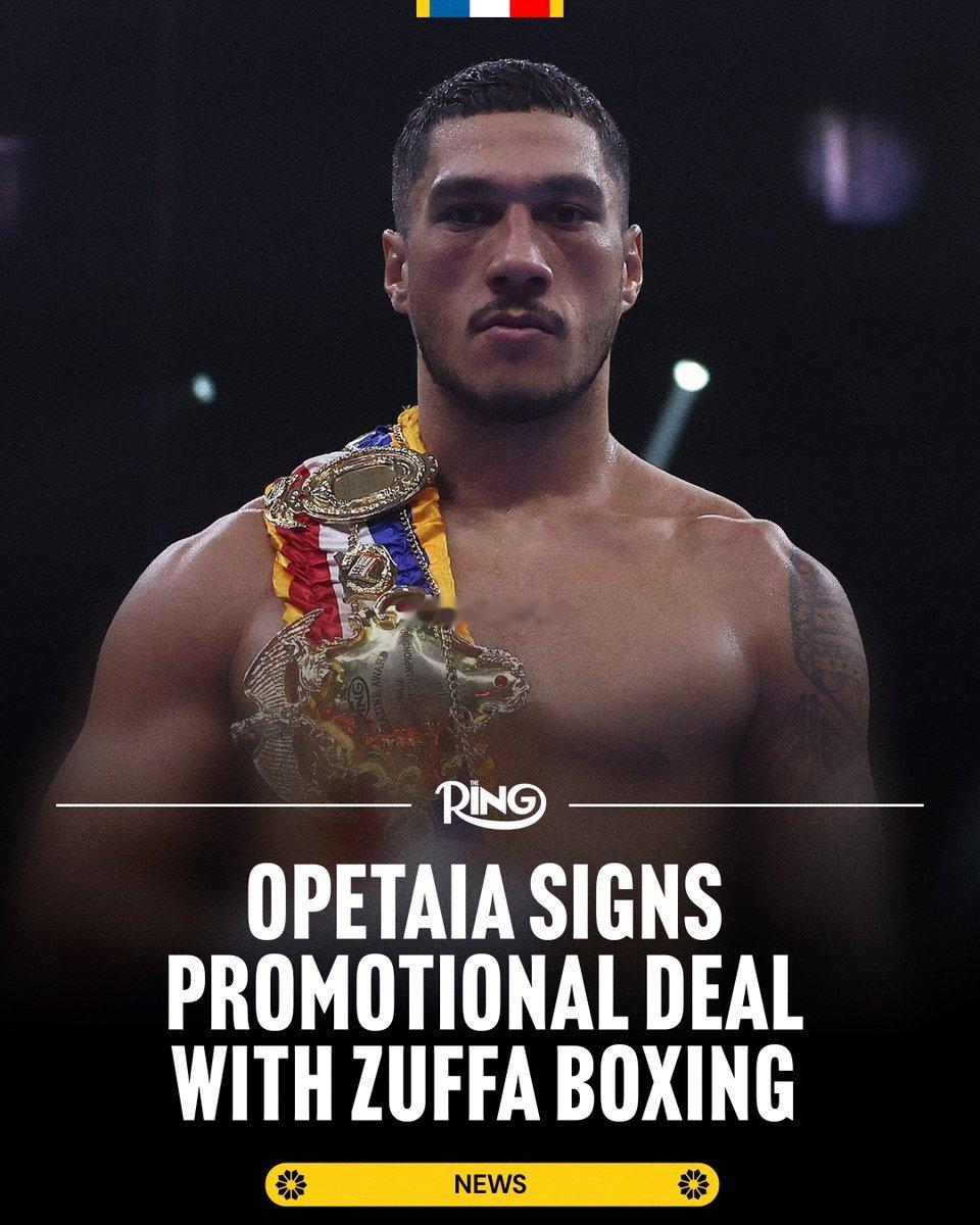 拳坛速递 杰伊-奥佩塔亚Jai Opetaia 签约了Zuffa Boxing。
