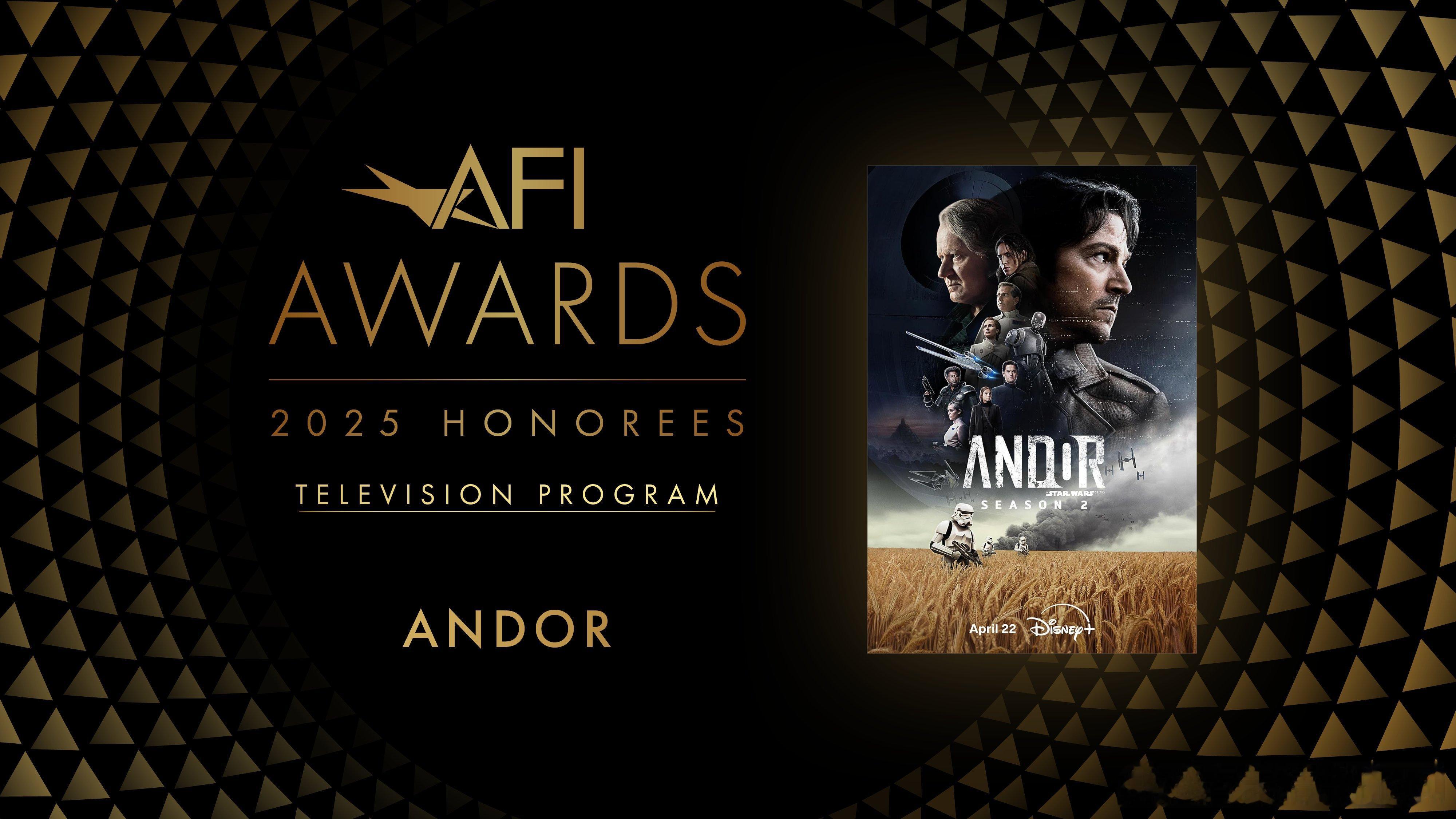 美国电影协会评选了2025年十佳剧集：《安多》 Disney+《雷殛元首》 Ne