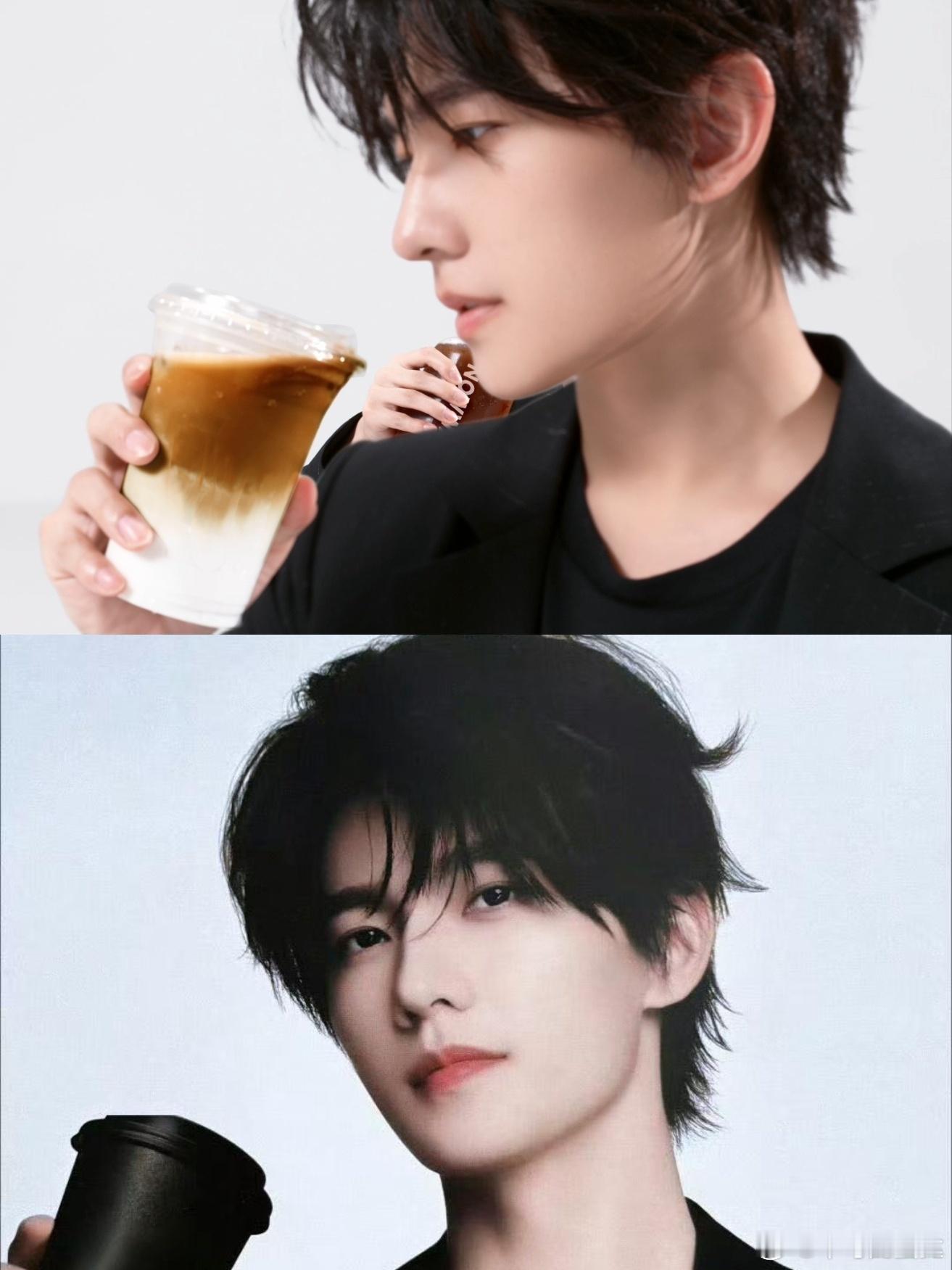 杨洋新造型帅的太客观了杨洋这新look我真的会谢！每一帧都在烧经费，帅得这么理直