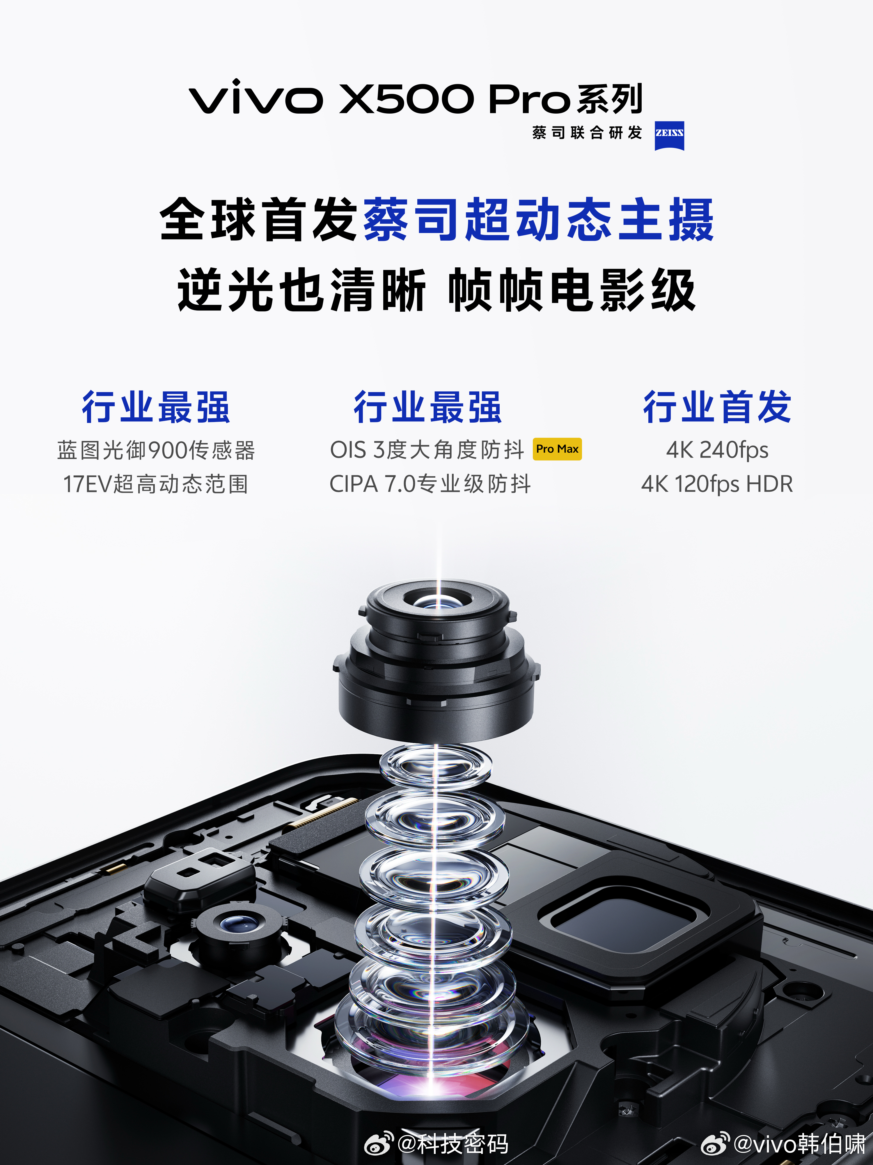 全新的X500系列将在9月正式和大家见面全系三杯：X500、X500 Pro、X