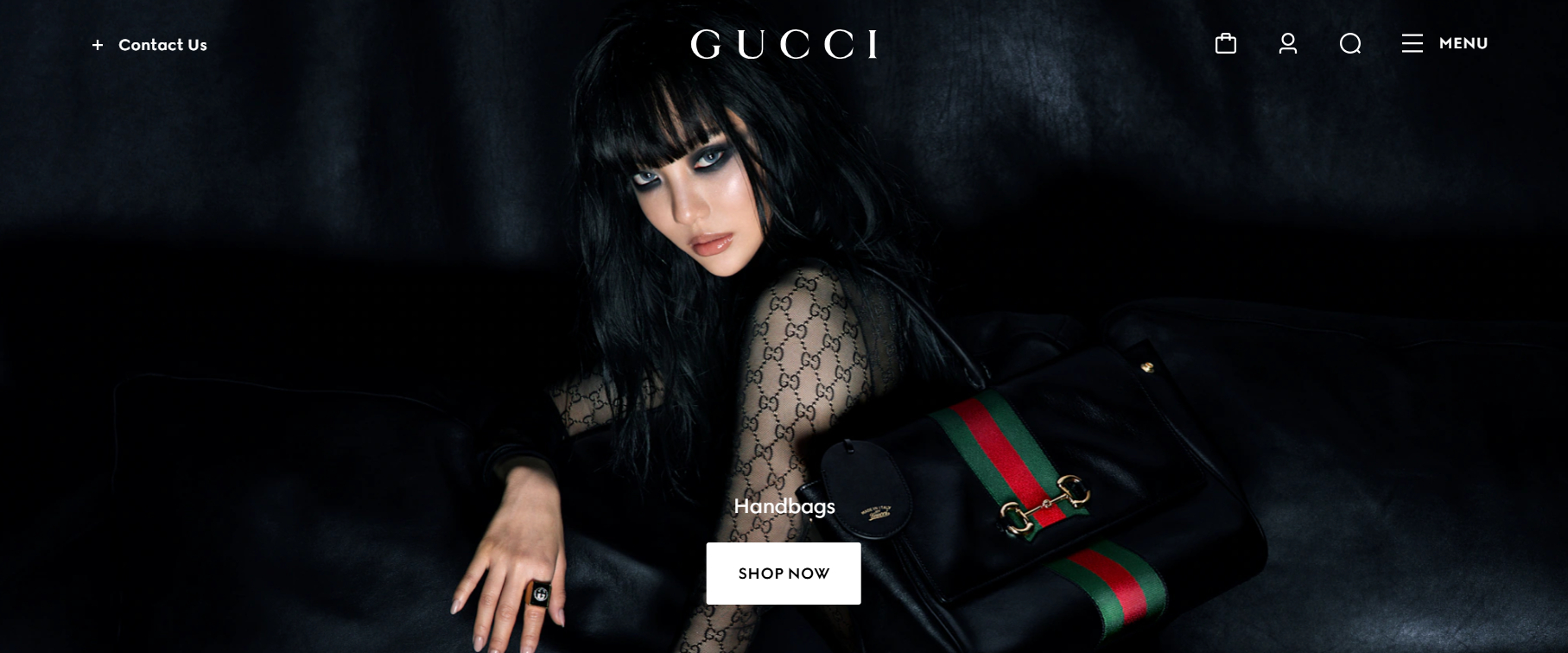 在正式展开投放之前 ，大家可以先行点开 Gucci 官网 ，NINGNING 出