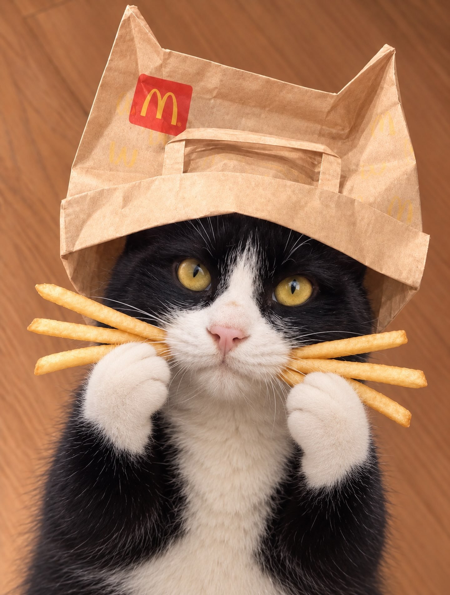 【奶牛猫】猫咪：下午好，好看吗[卡皮巴拉] ​​​