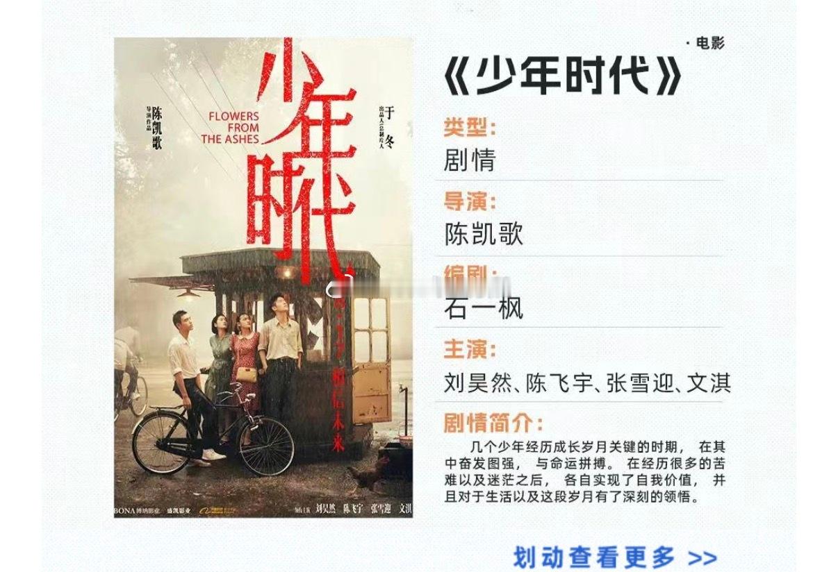 天浩盛世2026待播影视🎬刘昊然 陈飞宇《少年时代》鞠婧祎 曾舜晞 陈都灵 田