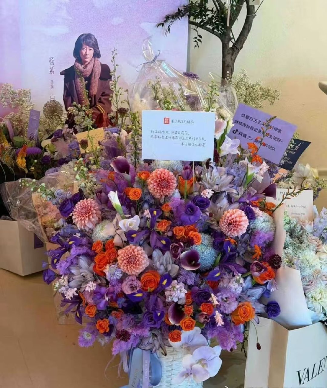 杨紫白玉兰视后有庆功宴杨紫视后庆功宴现场图杨紫白玉兰视后有庆功宴 