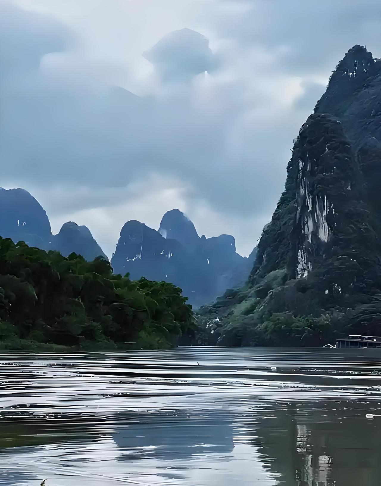 上联，一山一水一风景
下联一诗一酒一人生
从自然风景转向人生感悟，“诗”和“酒”