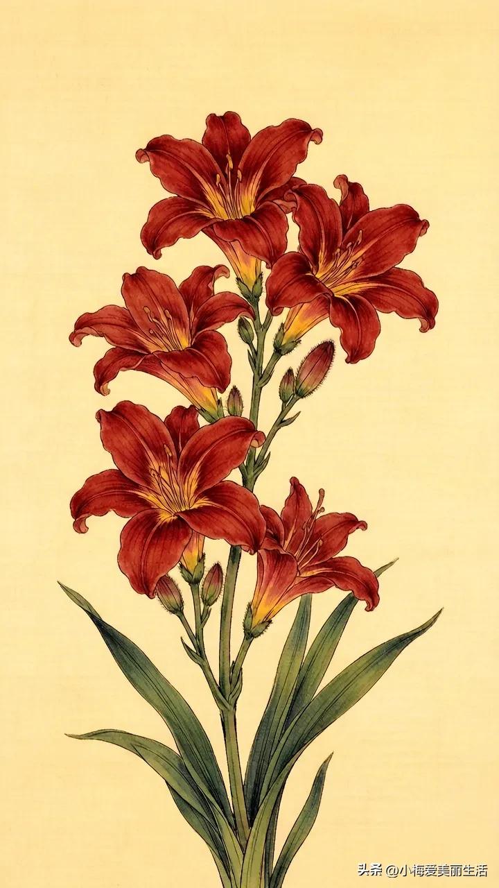 百花争春斗艳
