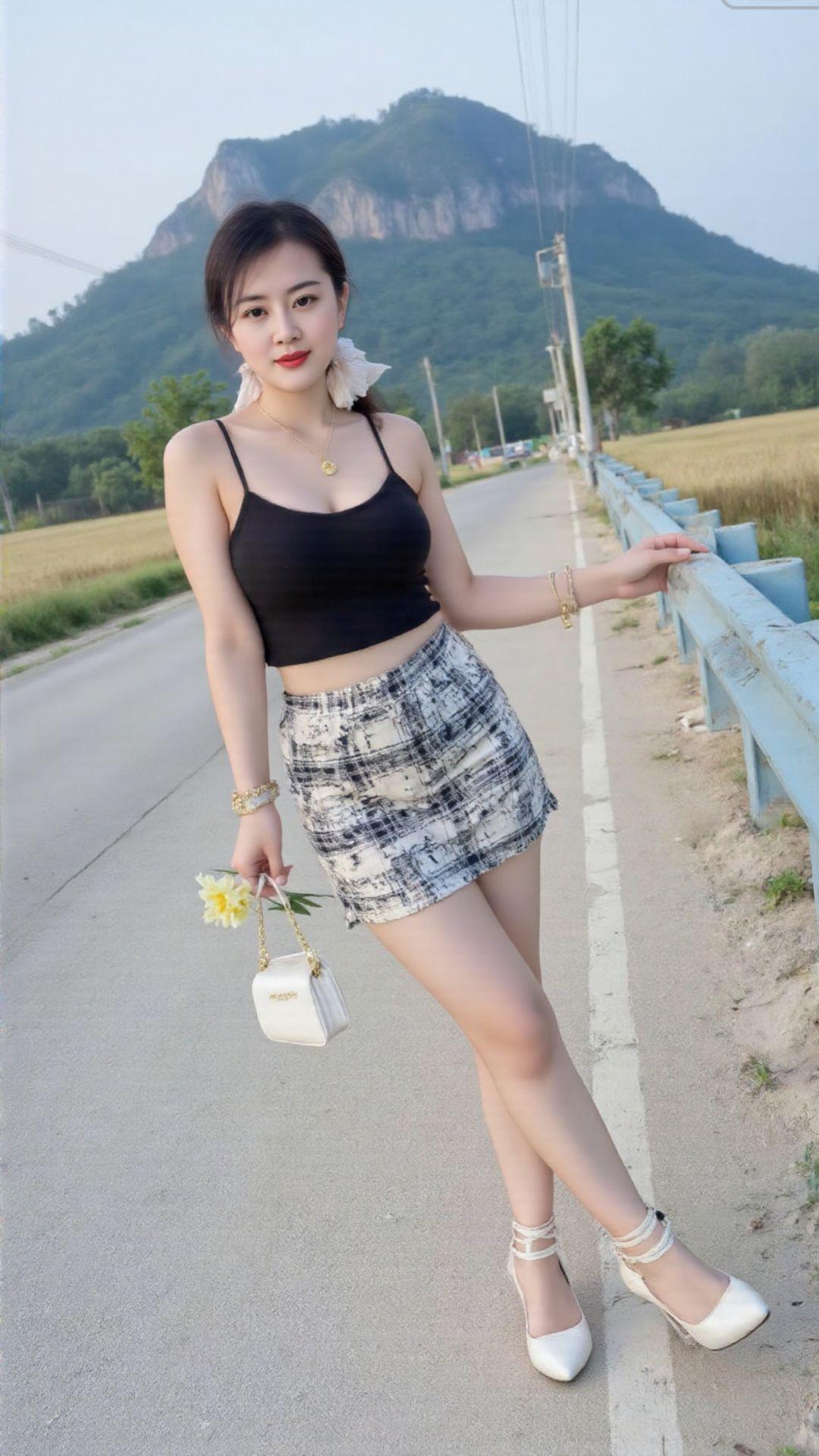 好身材好气质 80后老阿姨