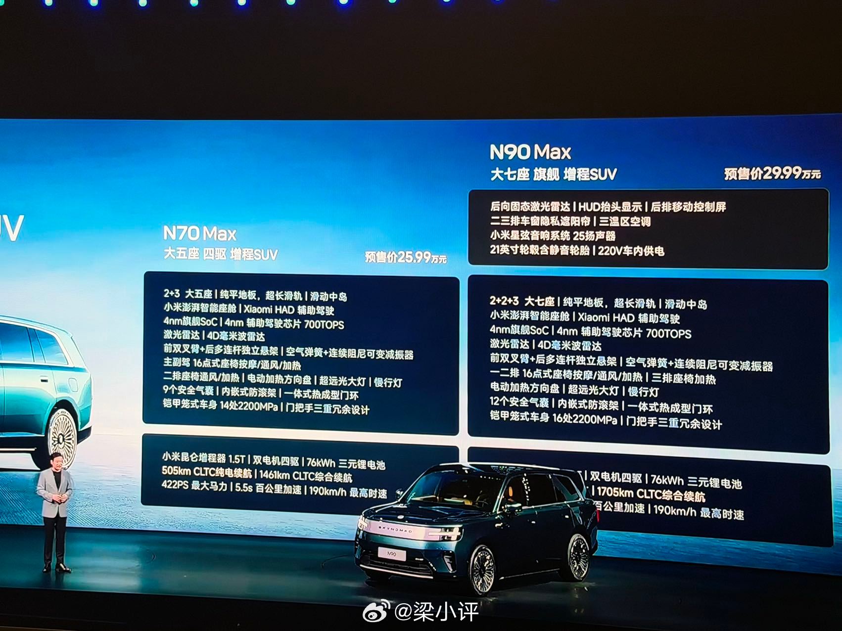 小米澎程N90 Max 5座小米澎程N90 Max 7座小米澎程N90 Max升