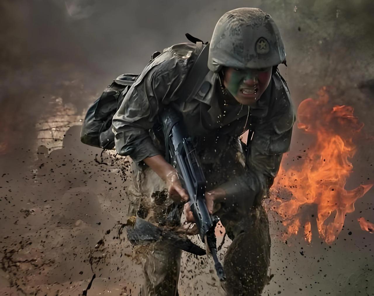 什么是战士？我觉得战士就是，当子弹、手榴弹以及炮弹都打光的时候，他们还会拿着刺刀