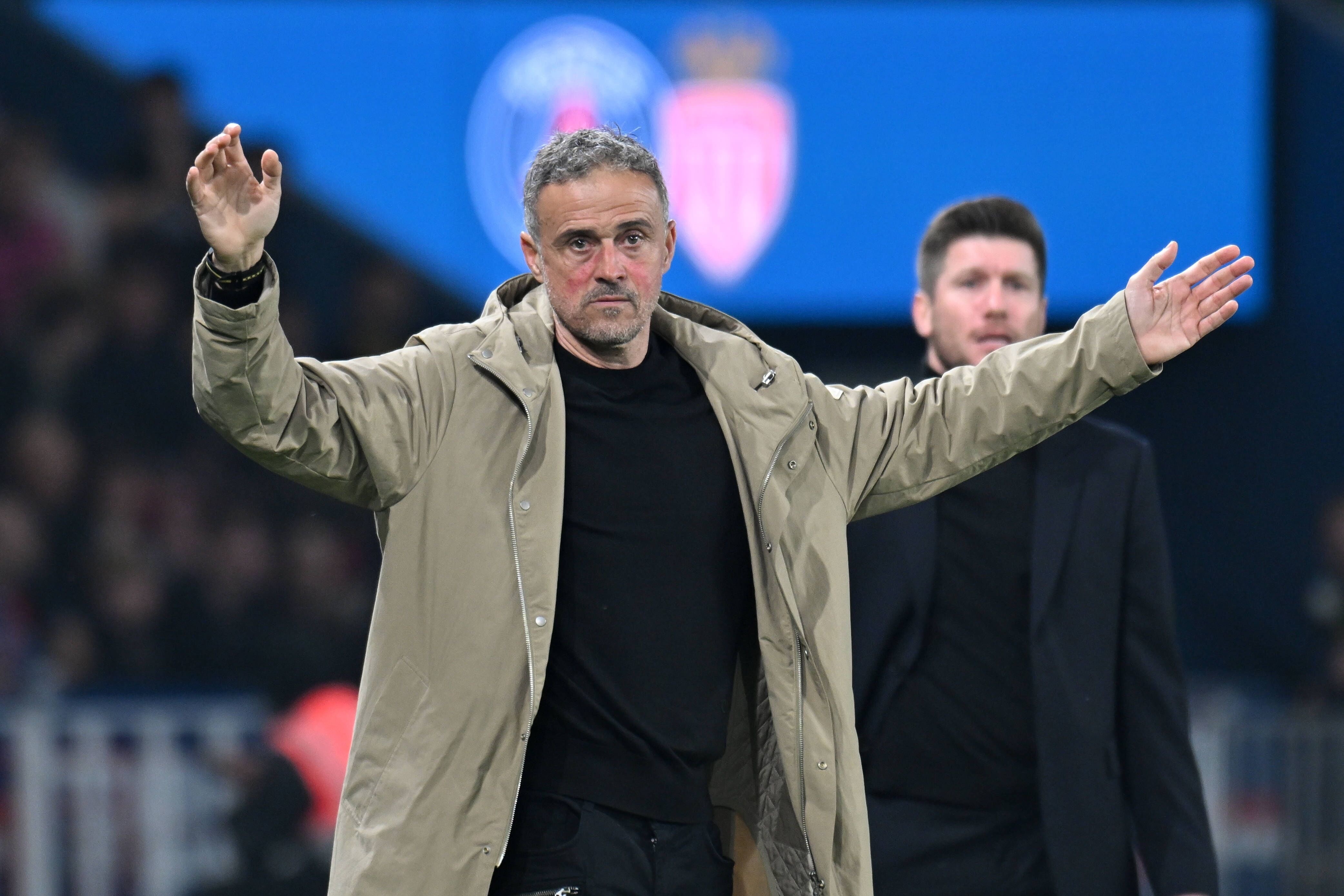 4月18日讯 本周日，巴黎圣日耳曼将在主场对阵里昂，主帅恩里克在赛前新闻发布会上