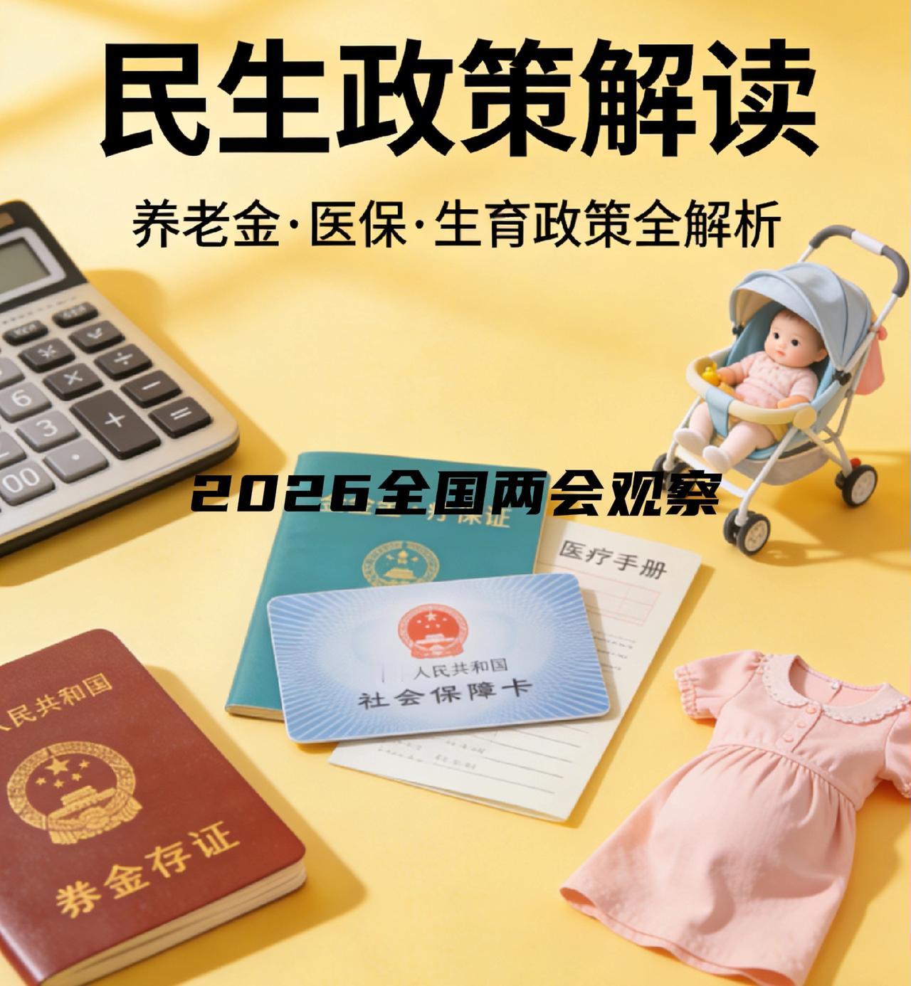 2026民生红利全解读：养老、医保、生育大升级，件件关乎你我钱包
 
2026民