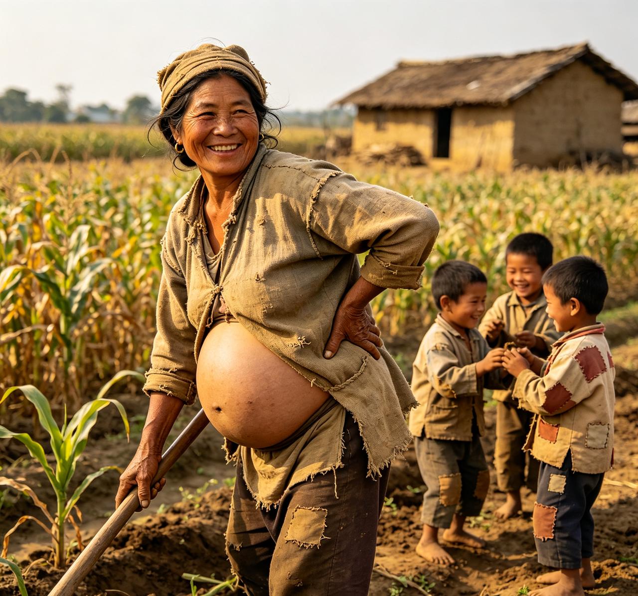 现在生孩子这件事，反差真的太大了，看完忍不住感慨万千。
 
以前老一辈的女性，怀