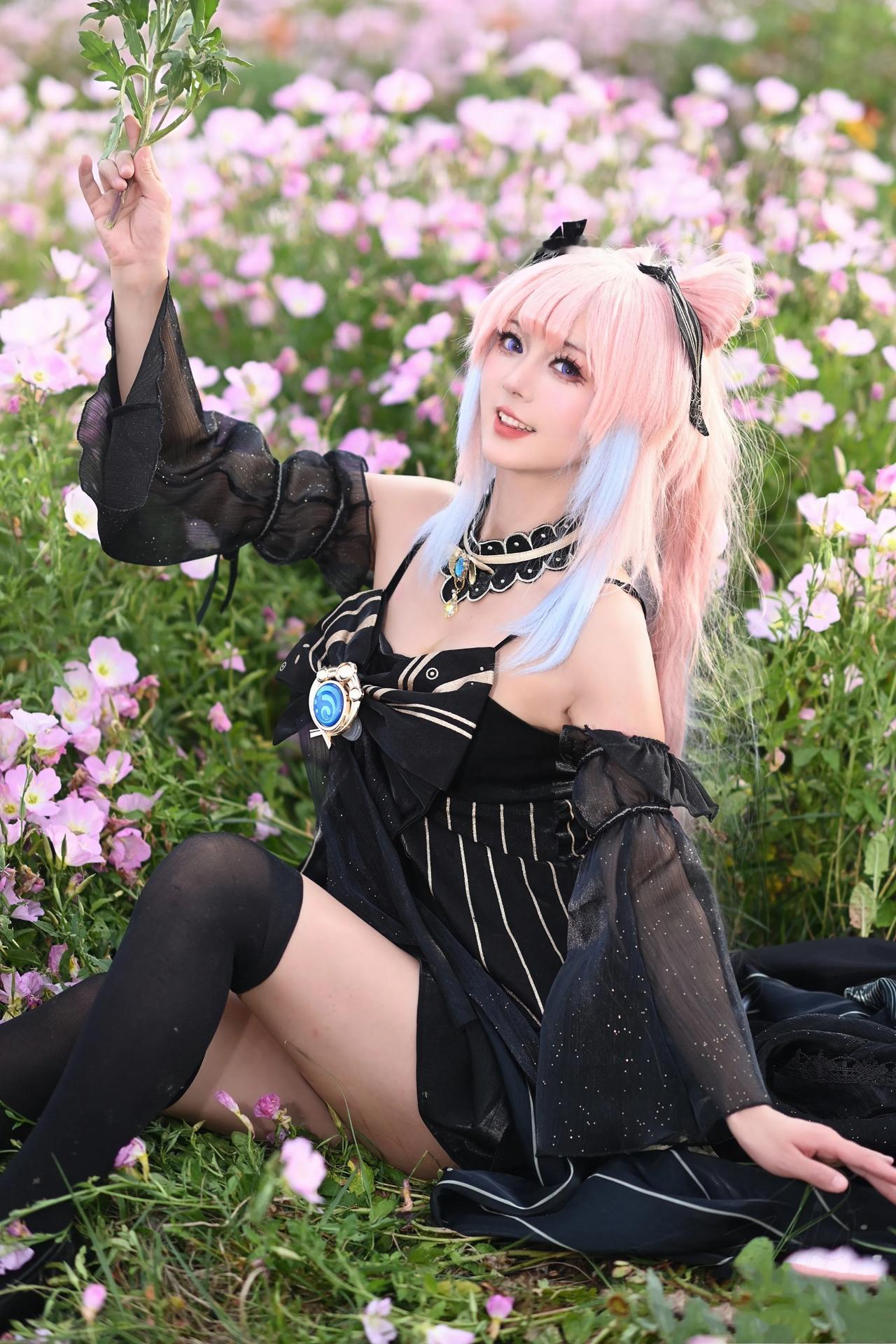 珊瑚宫心海，黑衣更显纯情！#原神# #游戏# #二次元#
