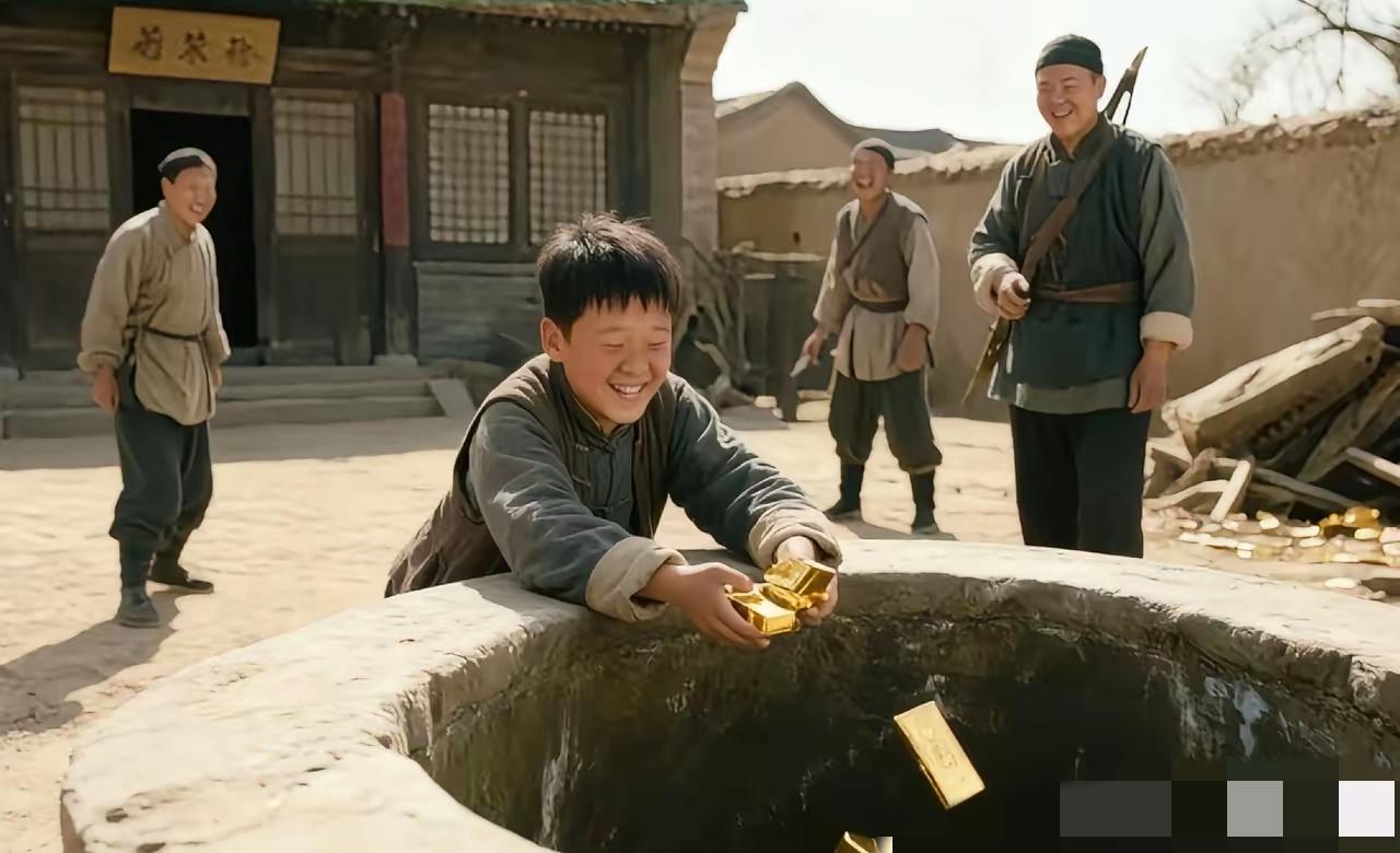 地主家傻儿子天天往井里扔金条，长工笑他败家，土匪抄家后才懂这是顶级智谋！
 
青