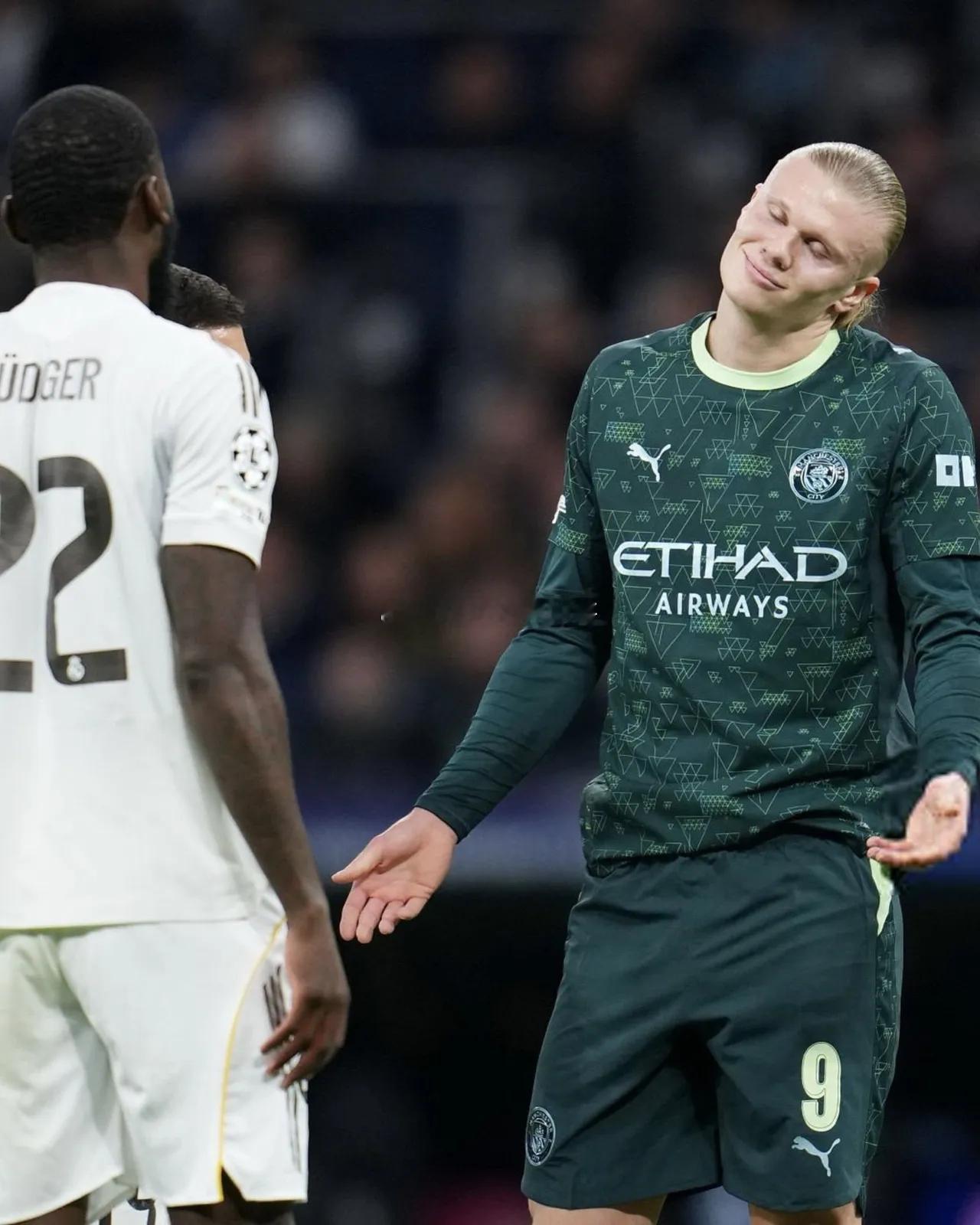 【渴望与最强者同场竞技】曼城客场2-1力克皇马 哈兰德憾叹姆巴佩缺阵赛后谈及对手