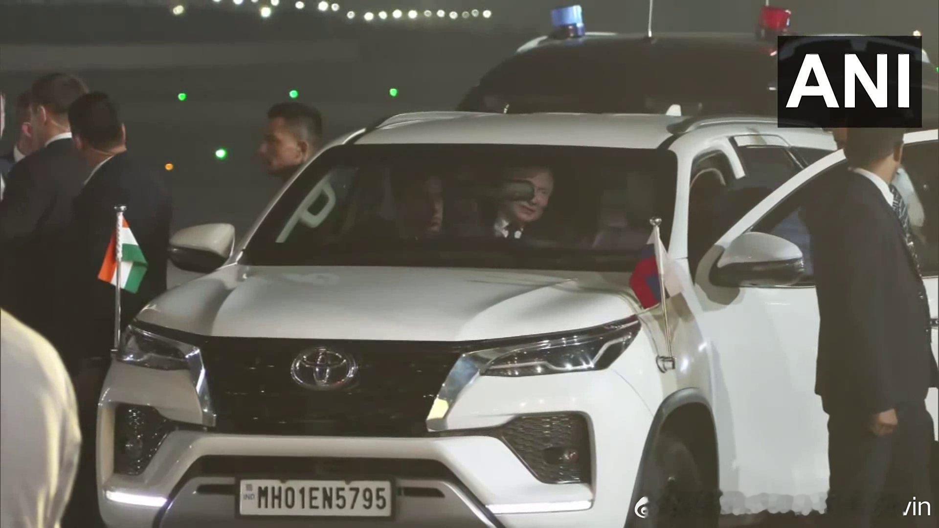 印度🇮🇳热烈欢迎普京，莫迪在德里机场迎接