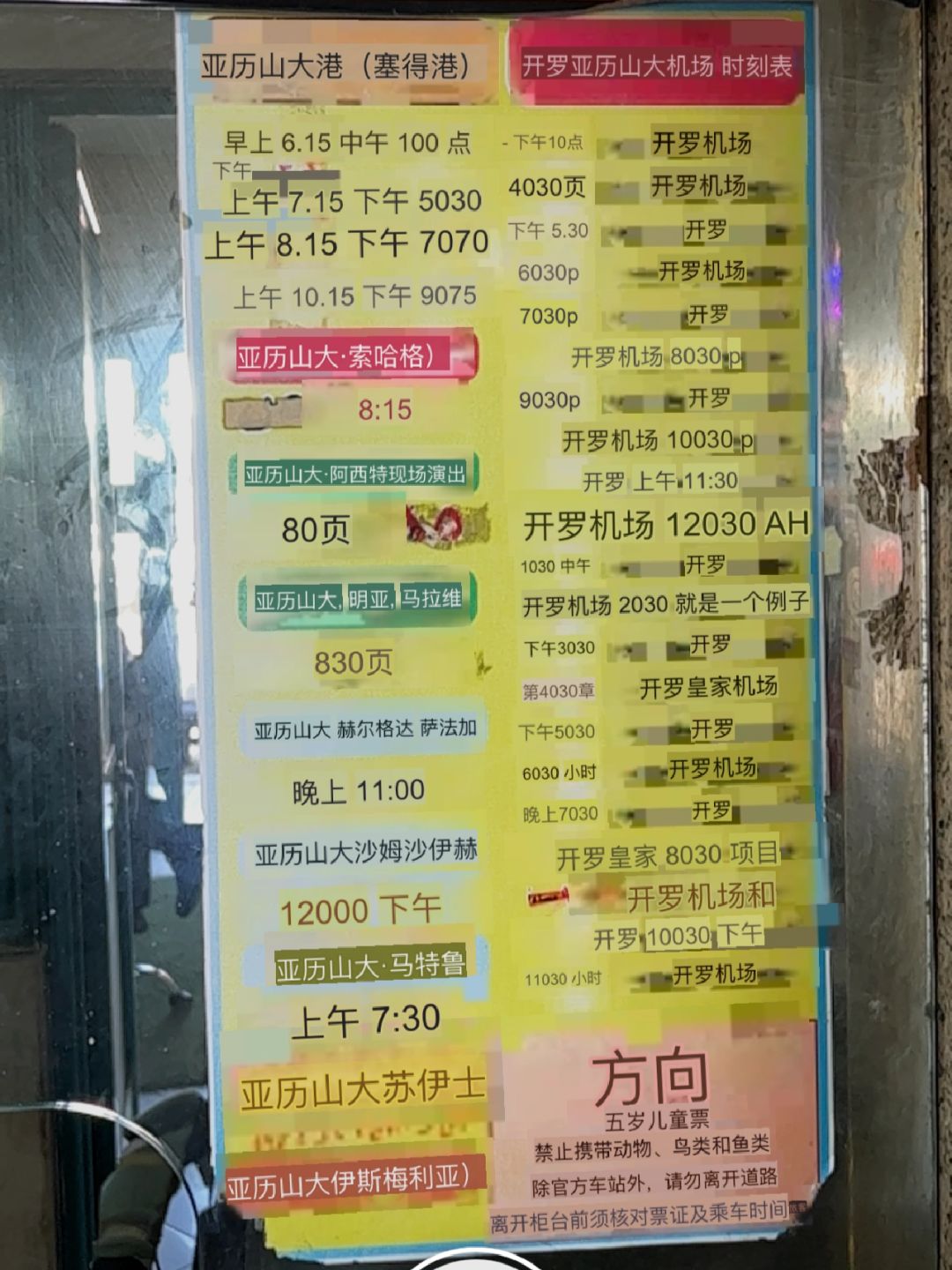 亚历山大去其它城市，以及市区交通工具