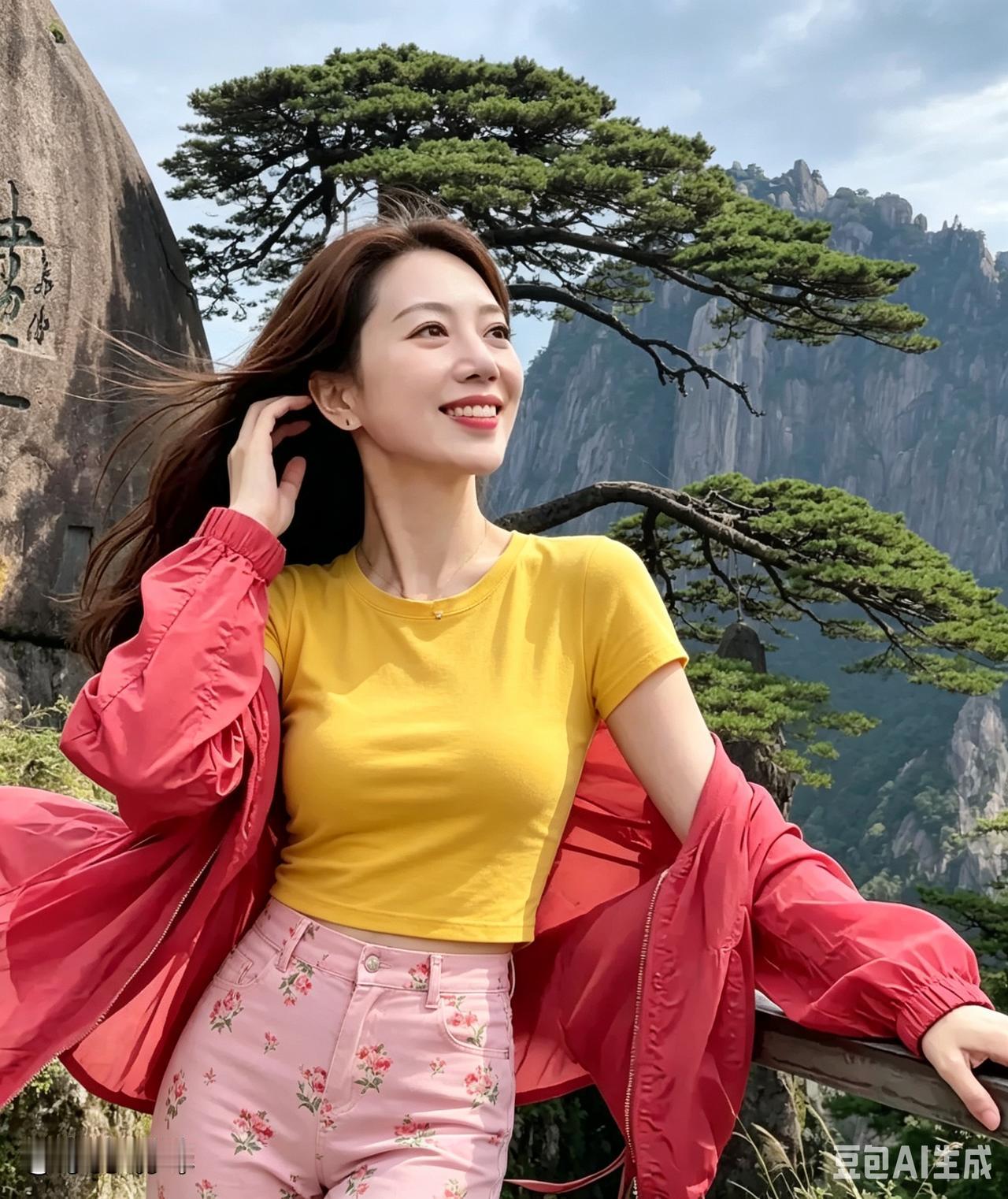 黄山这棵松，站了800年，比我所有的倔强都久

站在黄山脚下，我突然被这棵松戳中