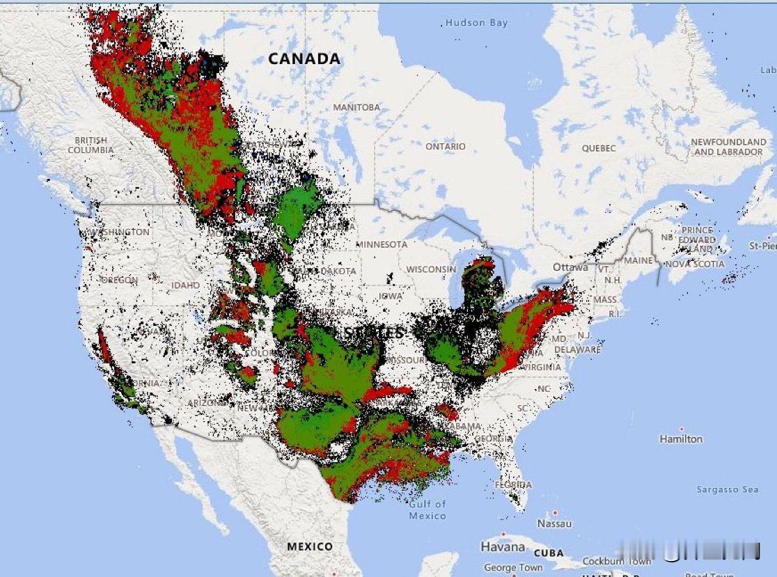 美国石油和天然气：

美国拥有460亿桶已探明原油储量，其中60%蕴藏于致密的地