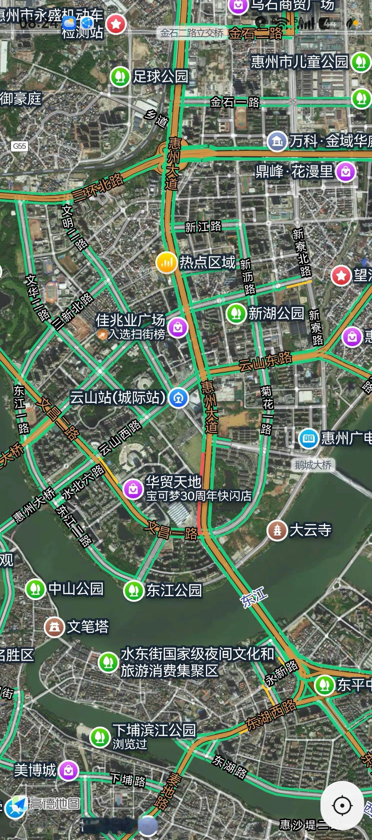 惠州江北，应该算是按城市规划建设好的城区。
只是觉得规划实在是不合理不科学。
明