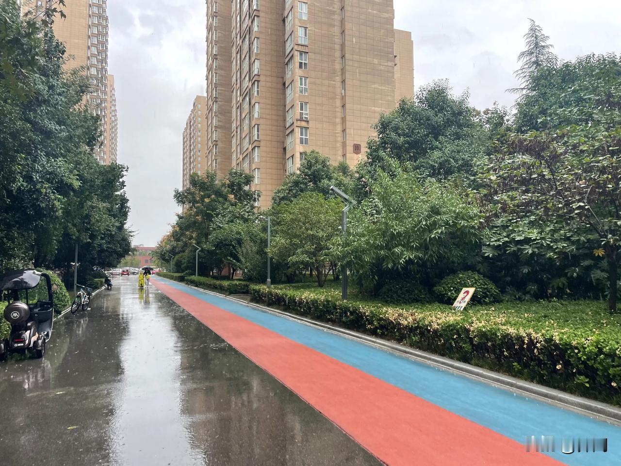 【七绝•秋雨无闲乐扣窗】
秋雨无闲乐扣窗，拉开宇暮满天凉。
梧桐作鼓风声奏，落叶