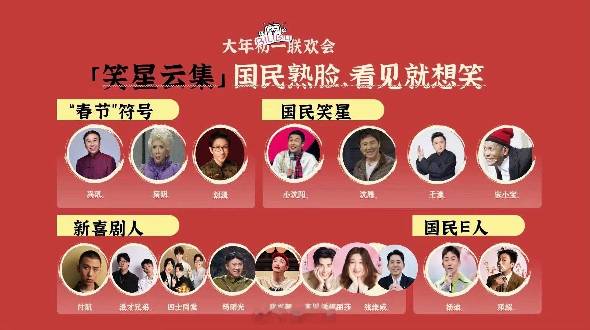 留给内娱春晚的种类不多了B站大年初一联欢会 咱就是说内娱春晚慌不慌！！！恍恍惚惚
