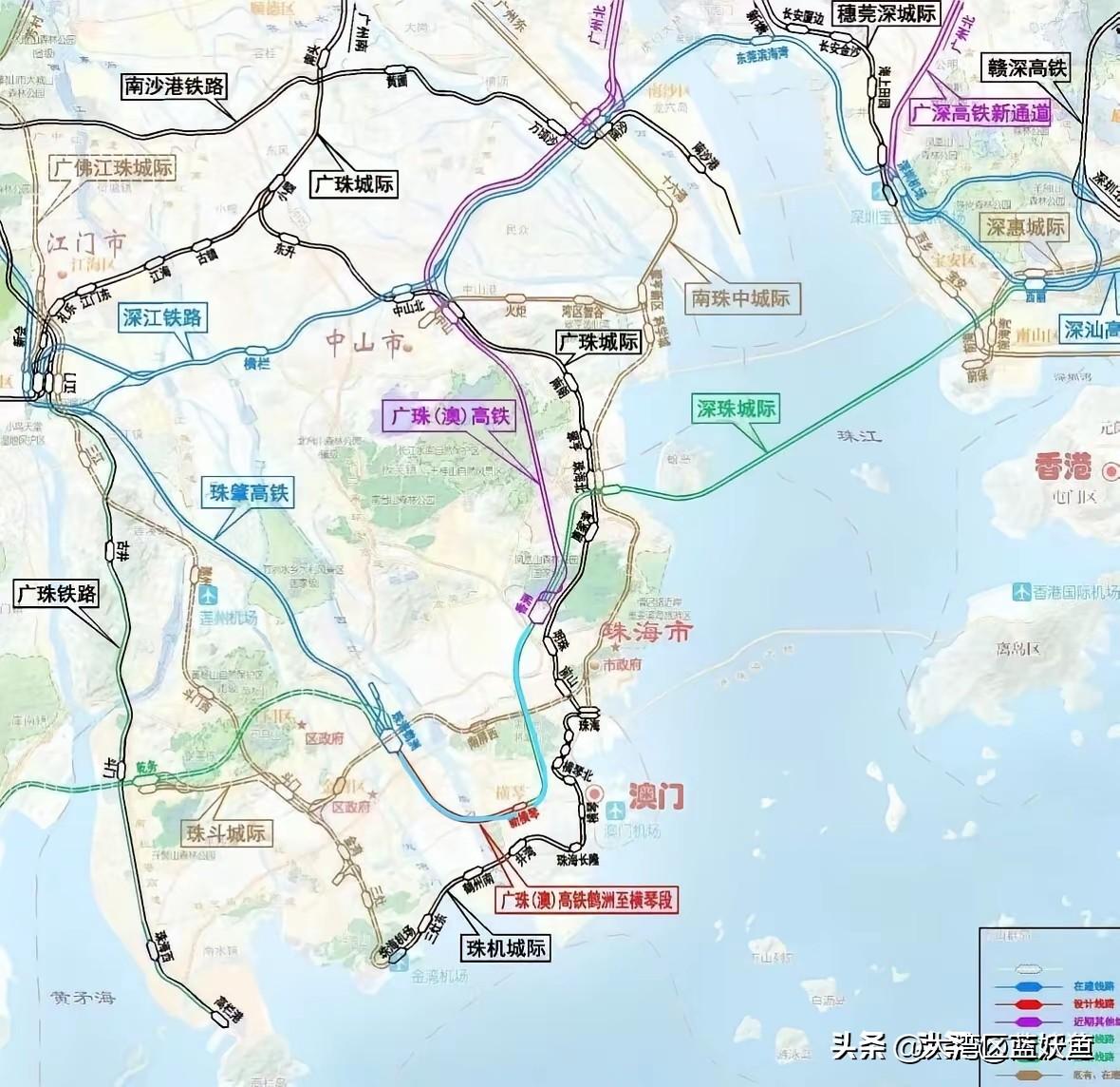 广珠澳高铁珠海那头要改道的消息，最近在珠海业主群里炸了锅。听说香洲要加个站，原来