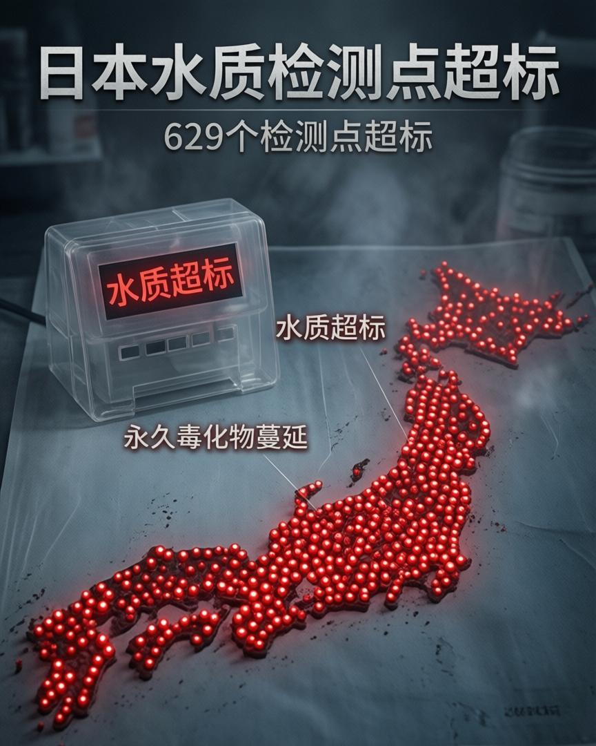 据央视新闻3月27日报道，日本环境省最新公布的2024年度全国水质检测报告，数字