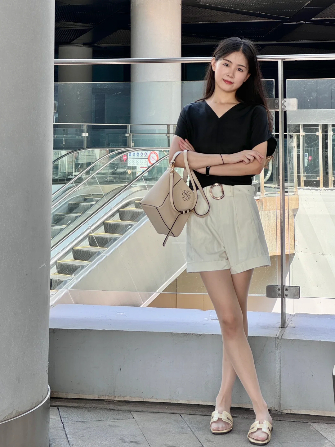 夏天 气质温柔穿搭 🖤| 97年大专老师OOTD