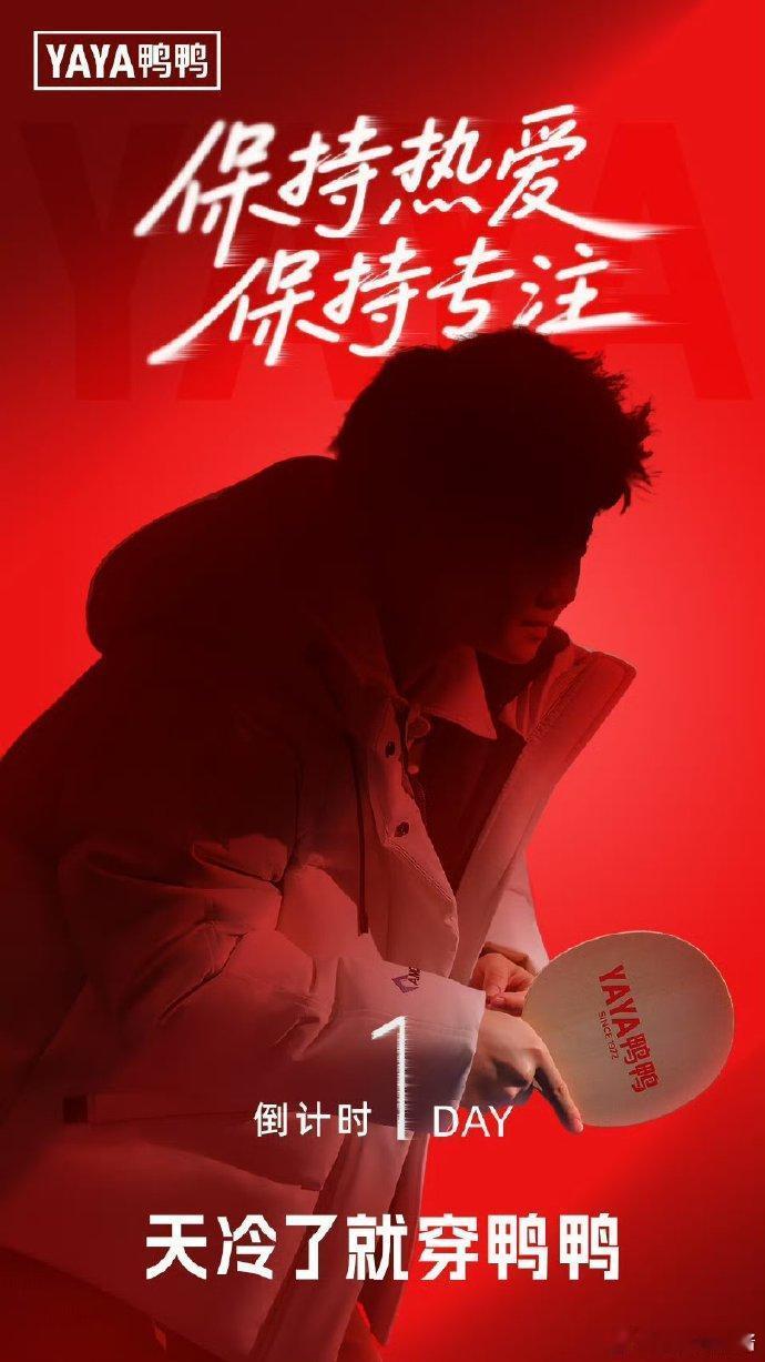 孙颖莎鸭鸭品牌全球代言人  我反复回放莎莎穿着薄荷绿羽绒服在冰湖上滑行的镜头，衣