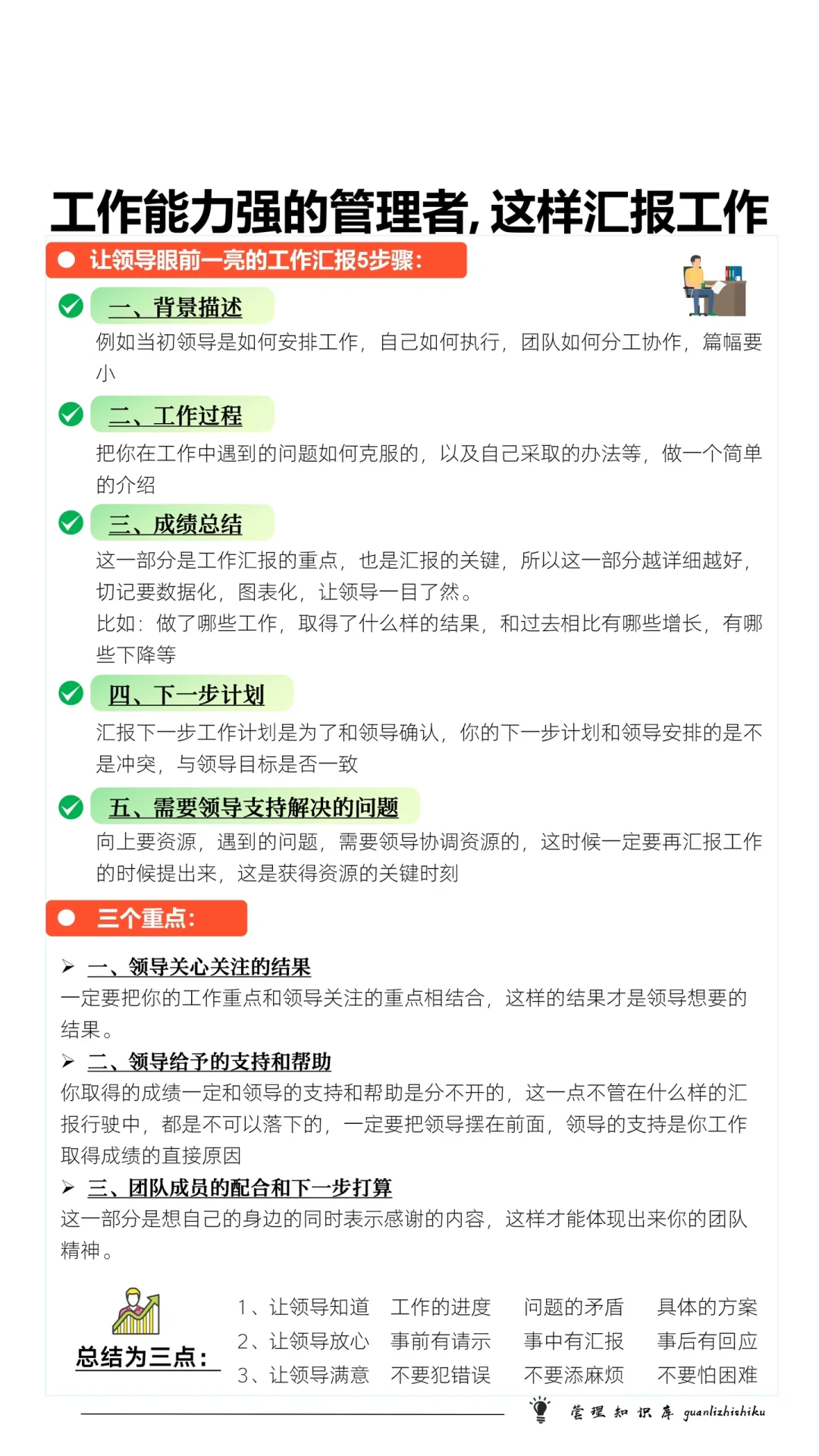 ✅工作能力强的人，这样汇报工作