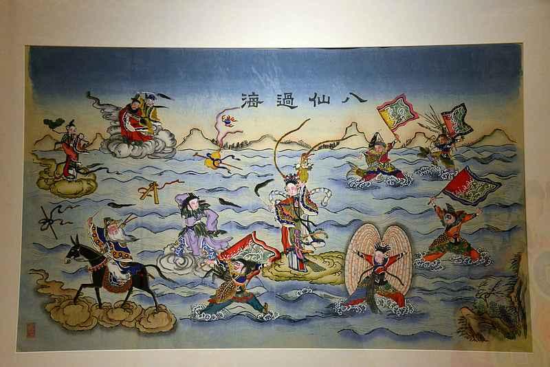 十大民间传说
⑦八仙过海
       小时候总以为八仙过海是八个神仙各显神通的