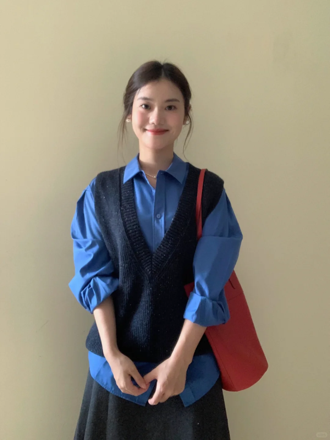 降温啦🌃大衣里面也要穿的漂亮啊！