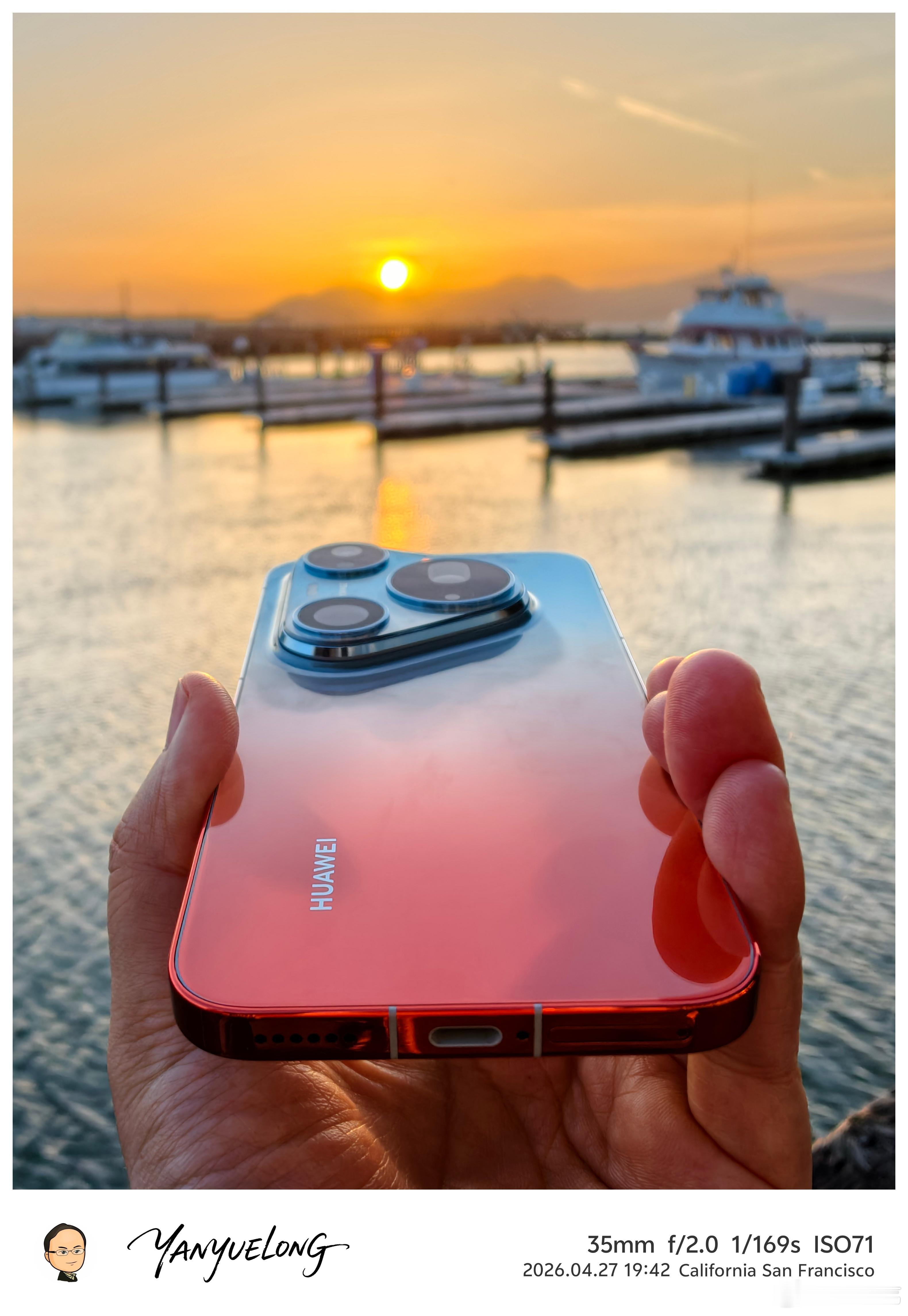 又来旧金山看橘子海了华为pura90一起去看橘子海