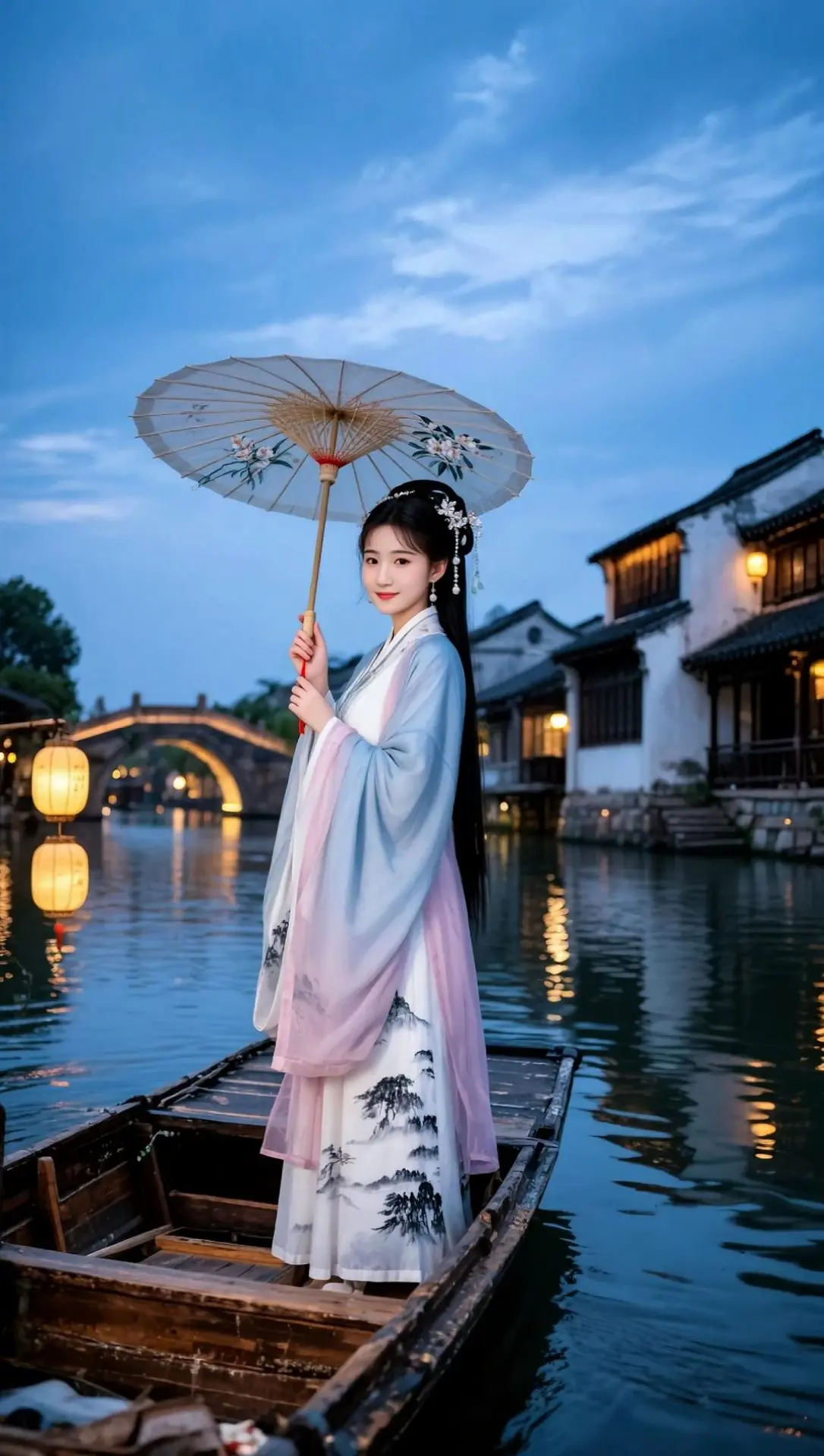 AI江南诗意写真 ai创作