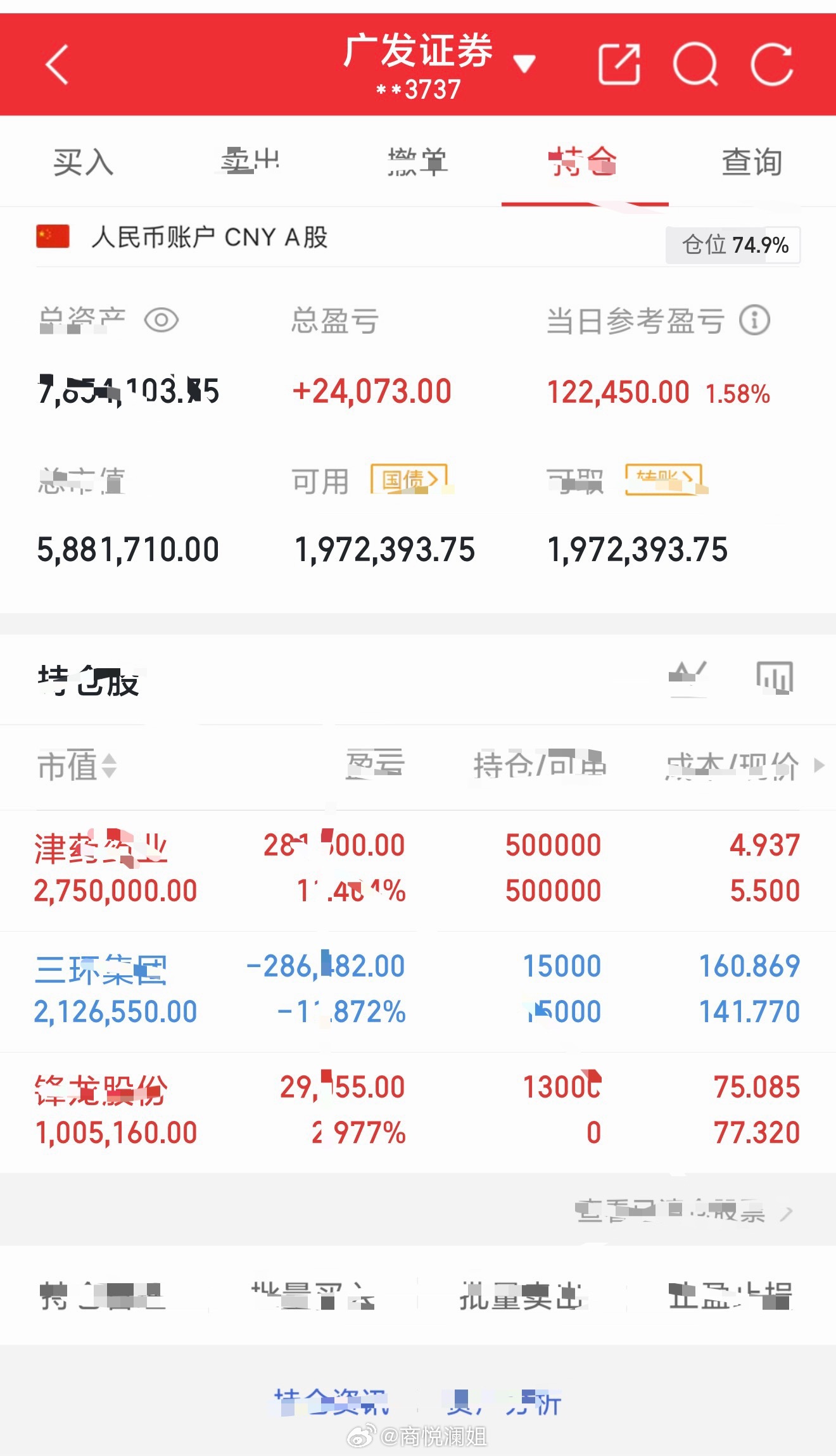 根据自己节奏来每天真实更新操作，绝无半点水分！ 个人操作：下图  重要提醒：看不