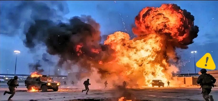 这下美军可真是6遇上硬茬了！3月16日凌晨，伊拉克境内美军胜利营基地突发剧烈爆炸