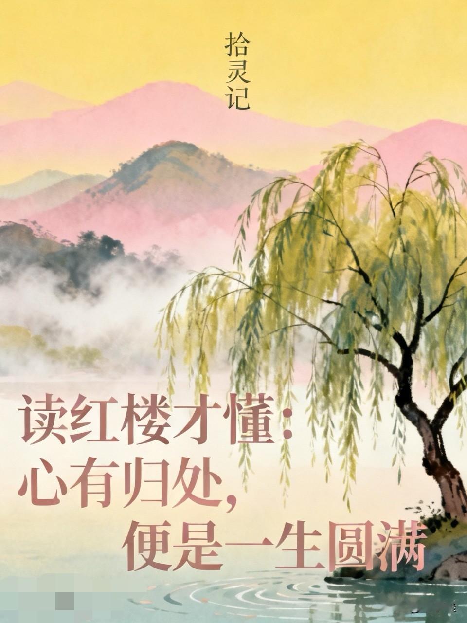 拾灵记｜读红楼才懂：心有归处，便是一生圆满

别再困在大观园的悲欢里自我内耗了?