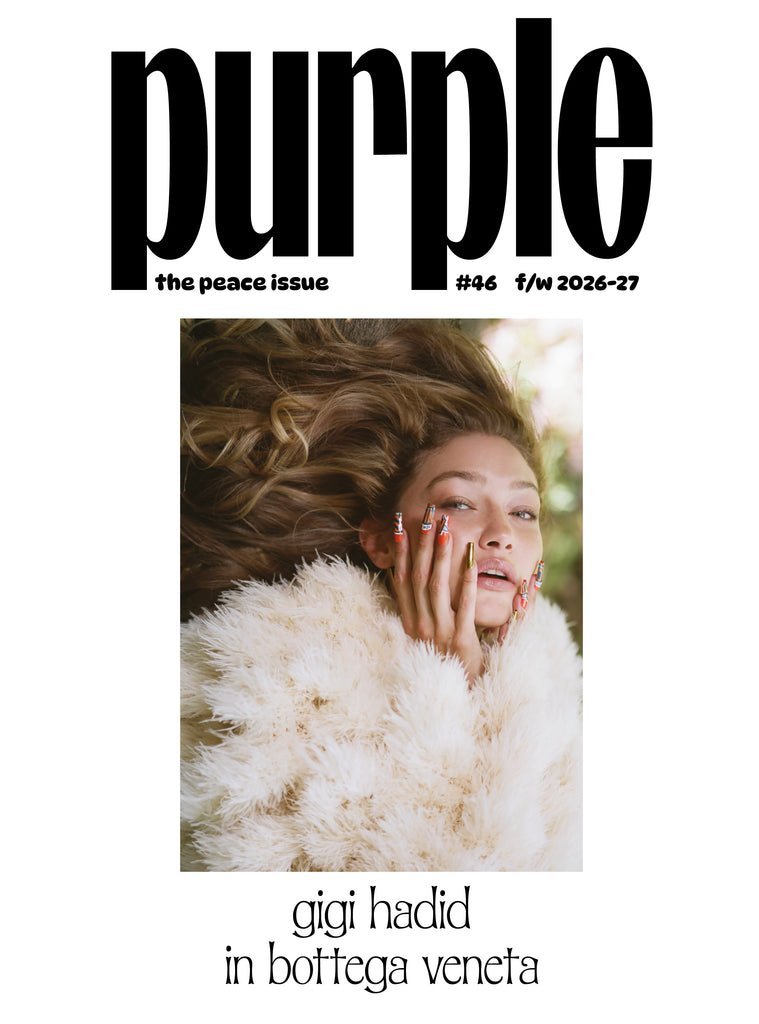 Gigi Hadid登上Purple Magazine最新封面。九月对我们太好啦