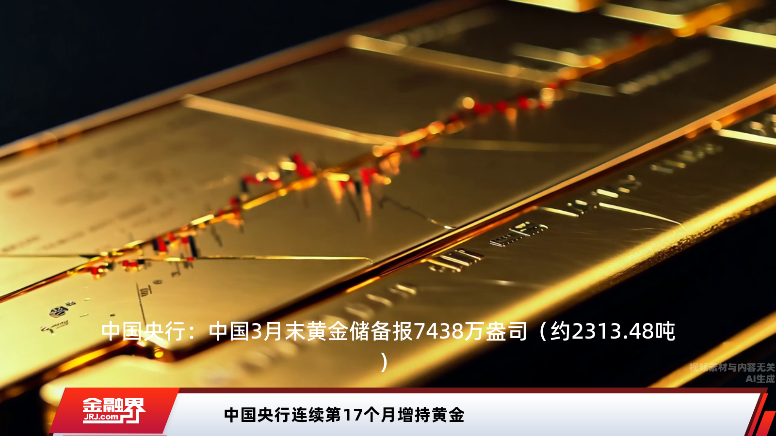 中国央行连续第17个月增持黄金
