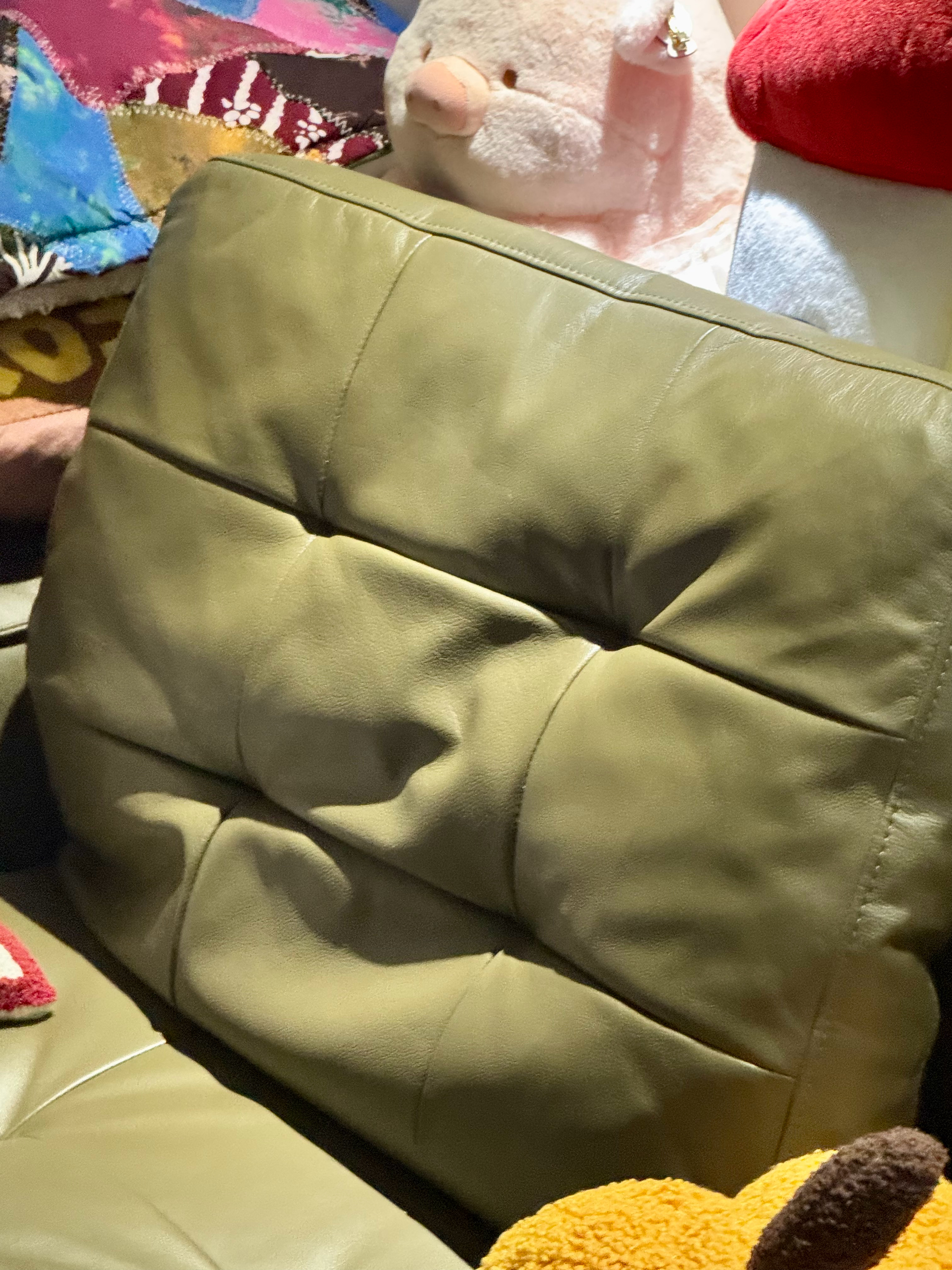 突然发现家里的沙发垫如此的拟人化 