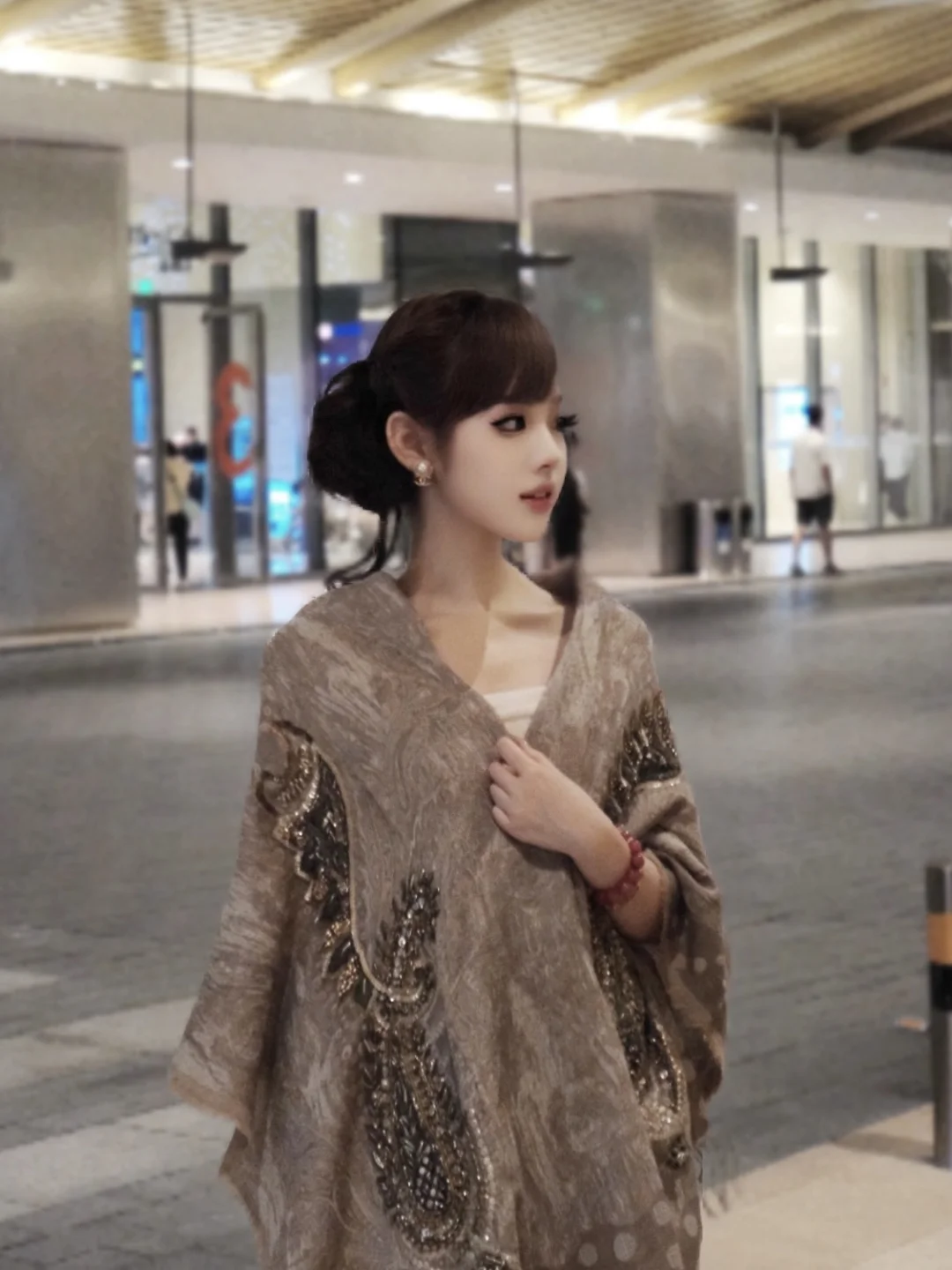 我与披肩