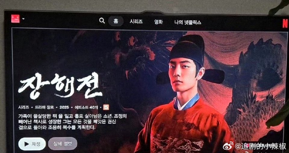 肖战《藏海传》上线🇰🇷Netflix，海外影响力🈶 