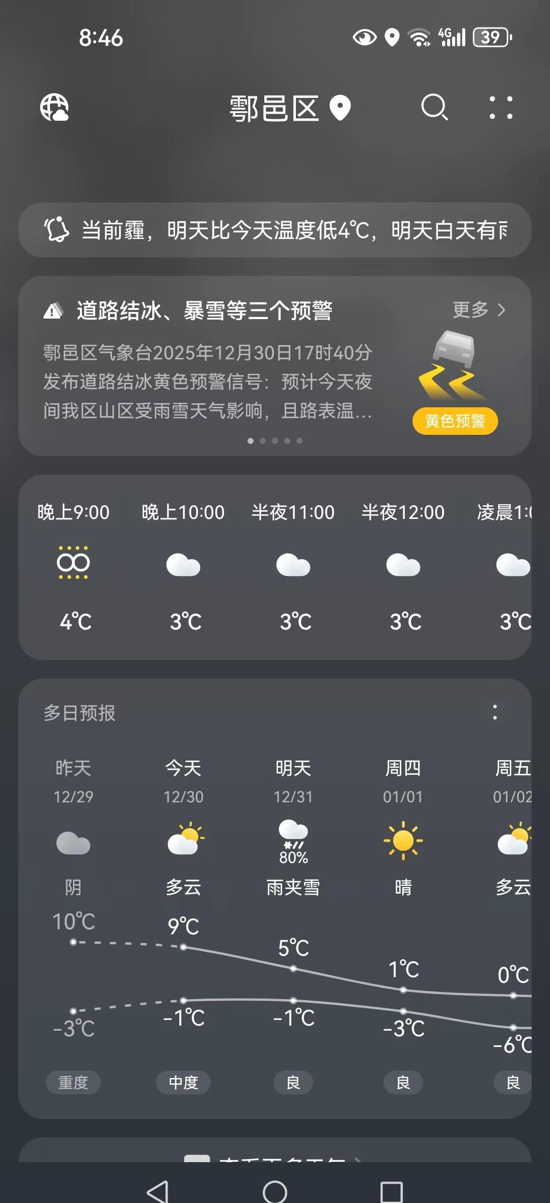 这温度能有雪😂