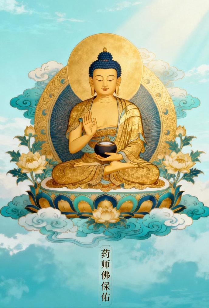 随赞药师佛 💐💐

保佑妈妈及全家人身体健康，无病无灾，一切不好的毛病都治愈