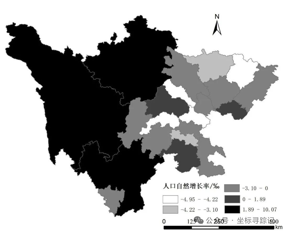 以后四川地级市的发展可能更多的从人口死亡率、出生率、人口增长率来分析看待，如巴中