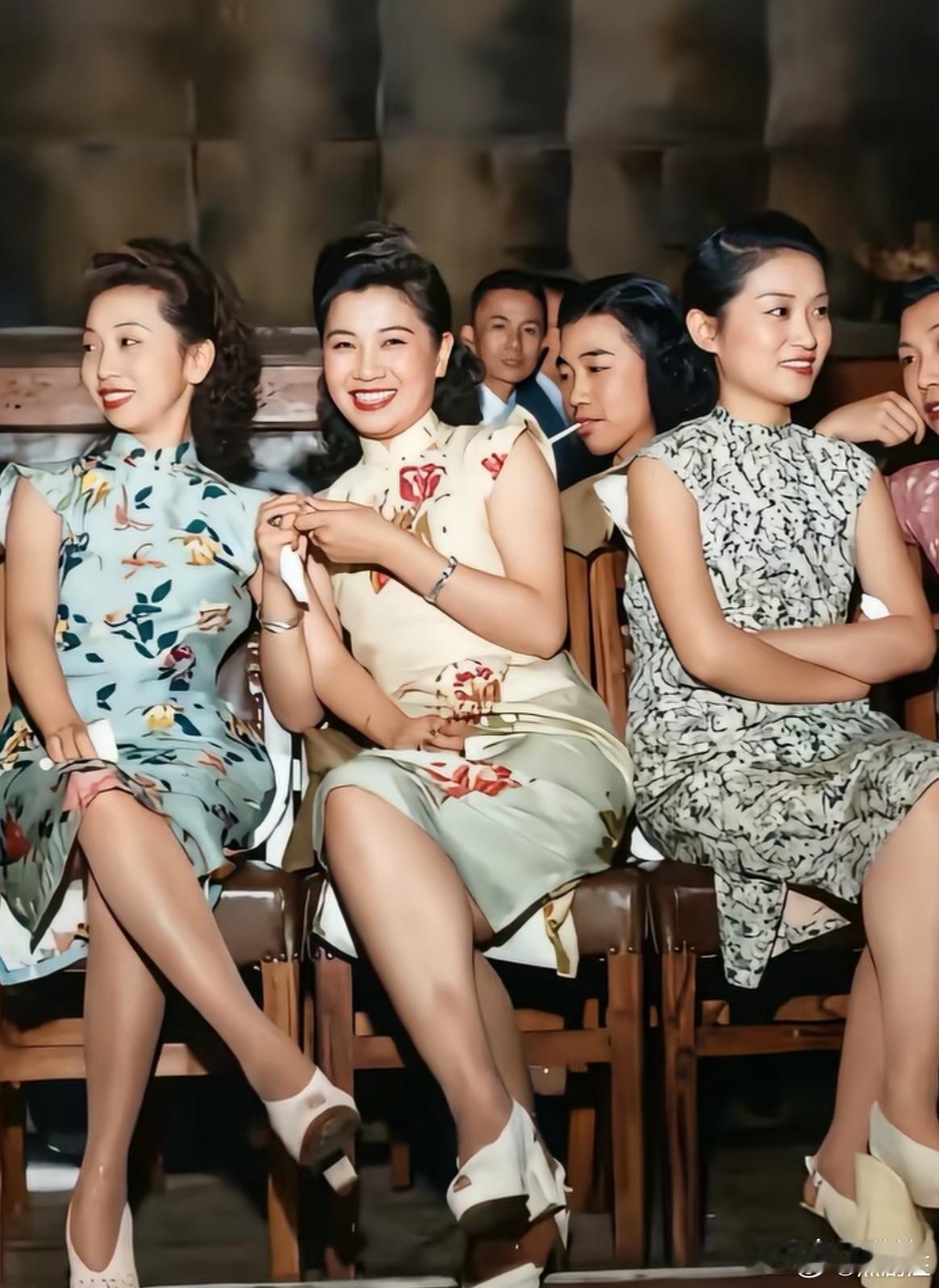 上世纪40年代，上海舞女。 ​​​