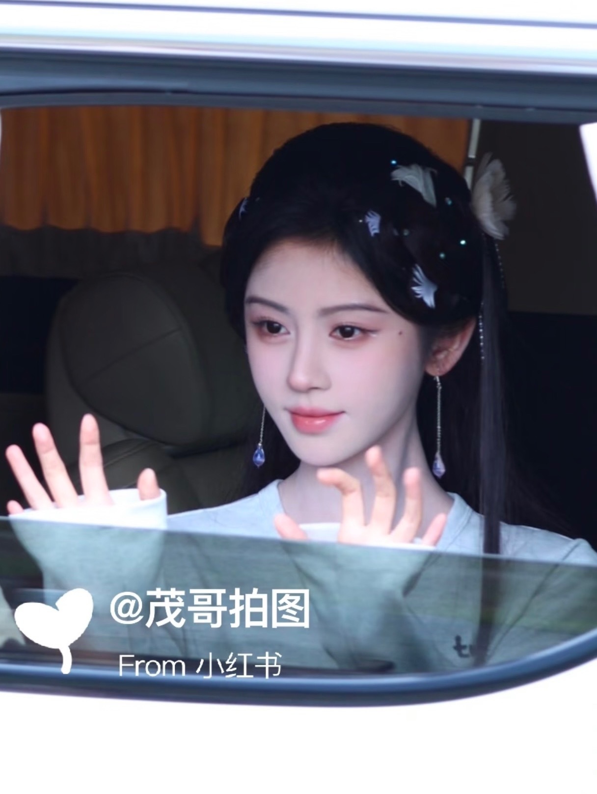 新造型，好梦幻！鞠婧祎苏绿夏 