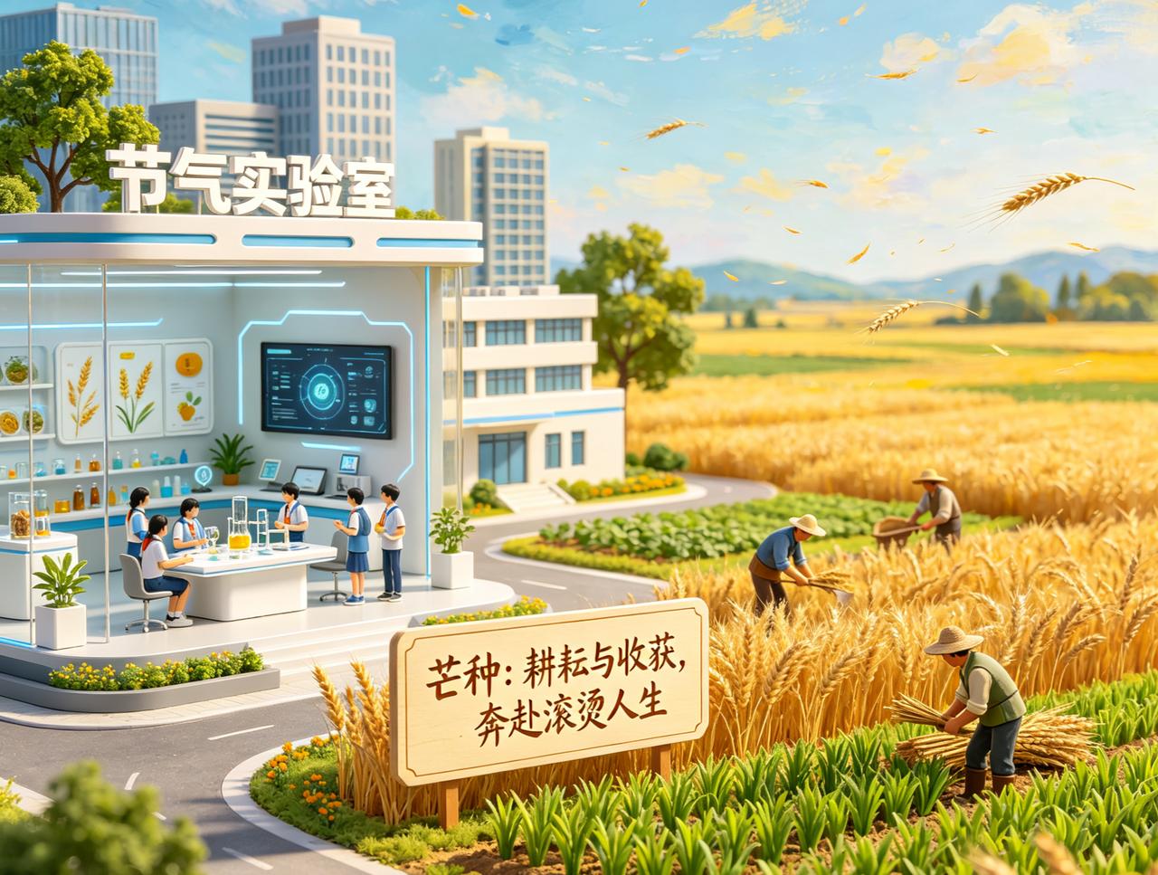芒种：在耕耘与收获中，奔赴滚烫人生

当六月的风拂过金黄的麦浪，当江南的梅雨浸润