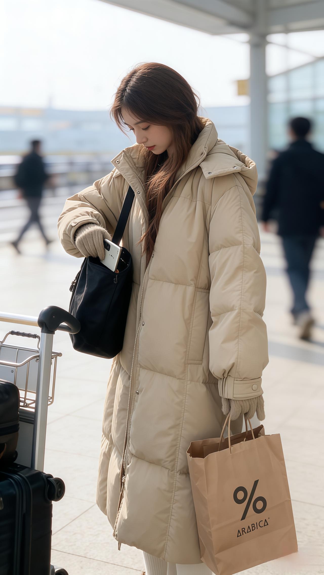 穿搭 时尚气质穿搭 外套穿搭 羽绒服穿搭 高级穿搭